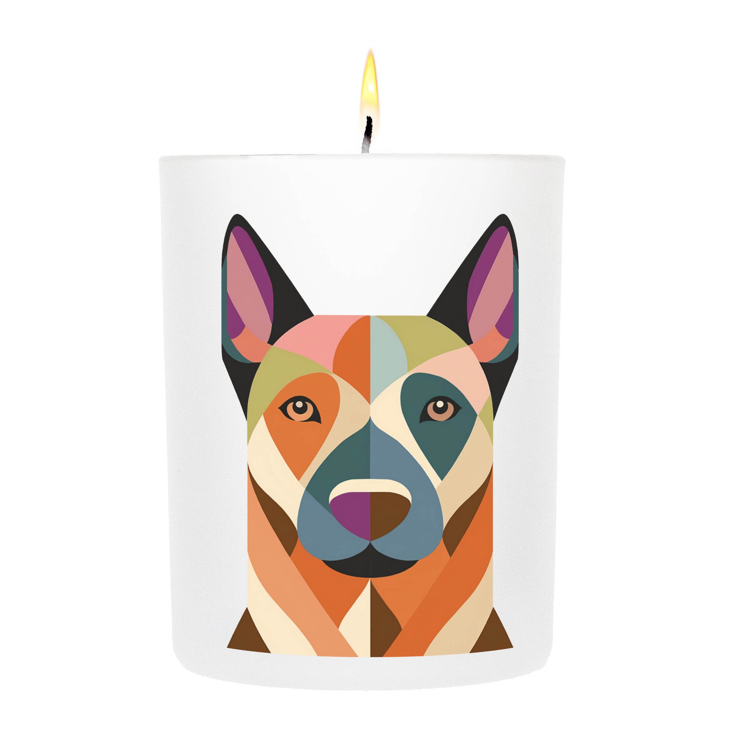 Malinois Graphic Bold Dog Candle