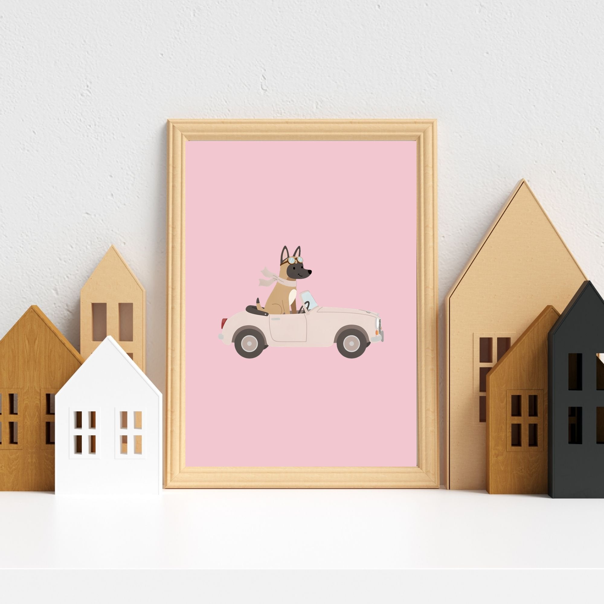 Malinois Kids Nursery Wall Art Print Bundle — 22 Dog Costume Designs, 5 Colours, 6 Print Sizes | Digital Download