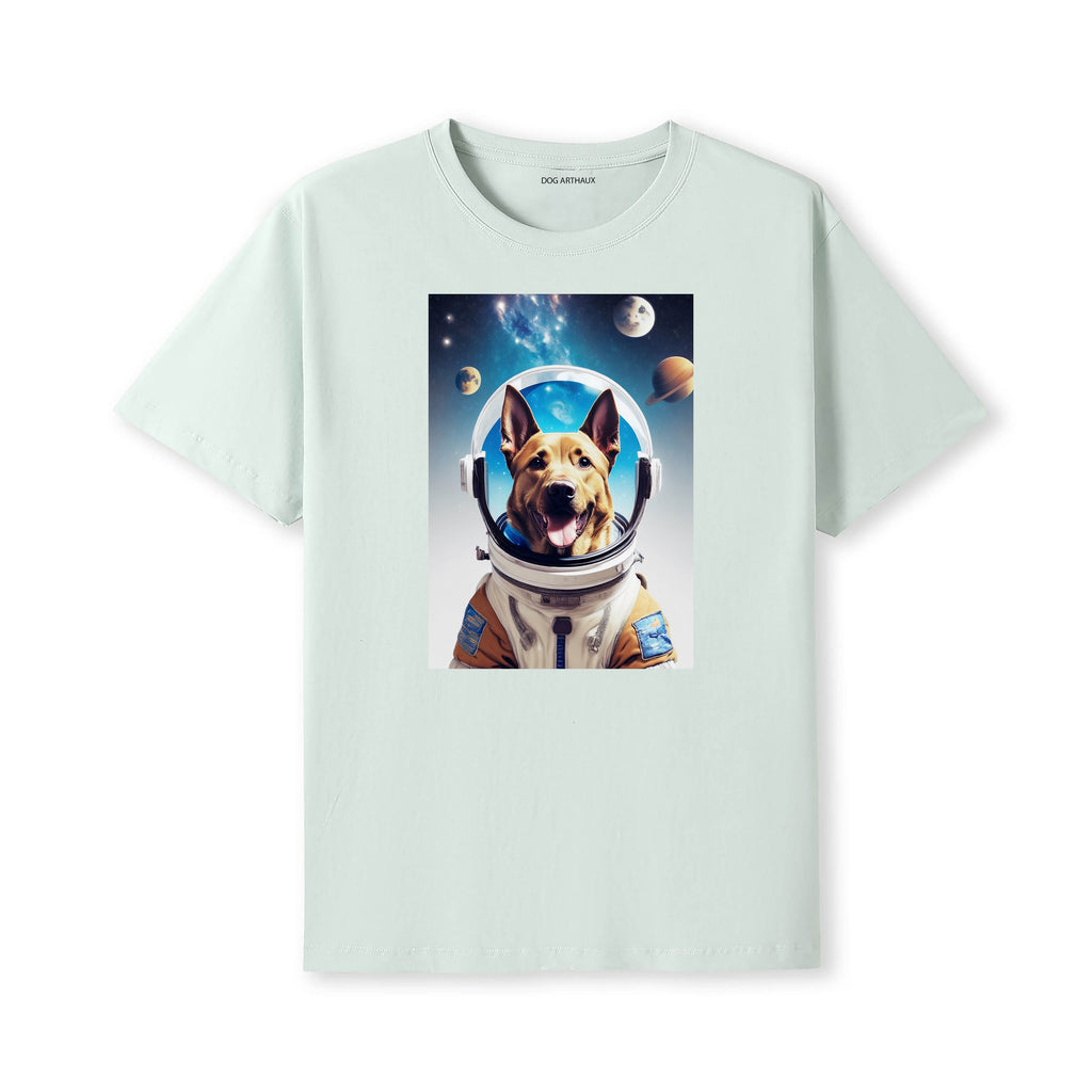 Belgian Malinois Astronaut Dog T-shirt - alternate view