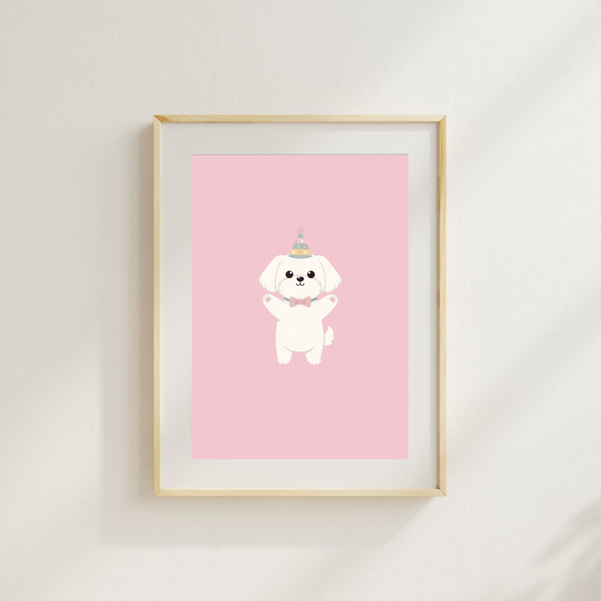 Maltese Kids Nursery Wall Art Print Bundle — 22 Dog Costume Designs, 5 Colours, 6 Print Sizes | Digital Download