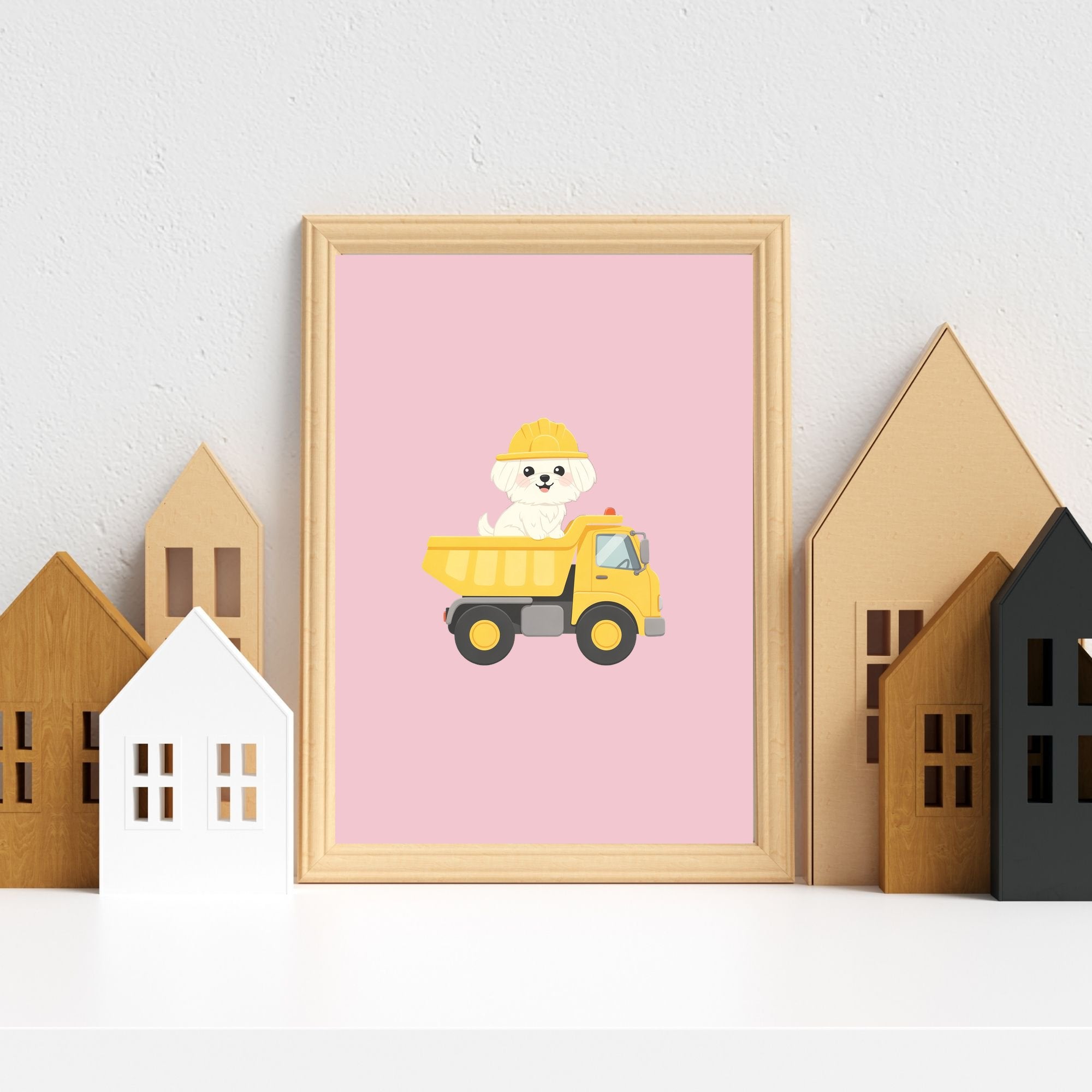 Maltese Kids Nursery Wall Art Print Bundle — 22 Dog Costume Designs, 5 Colours, 6 Print Sizes | Digital Download