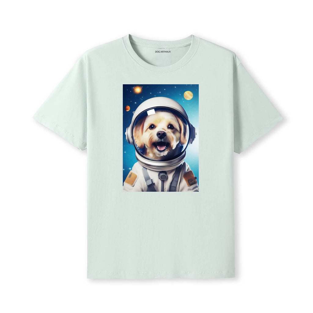Maltese Astronaut Dog T-shirt - alternate view