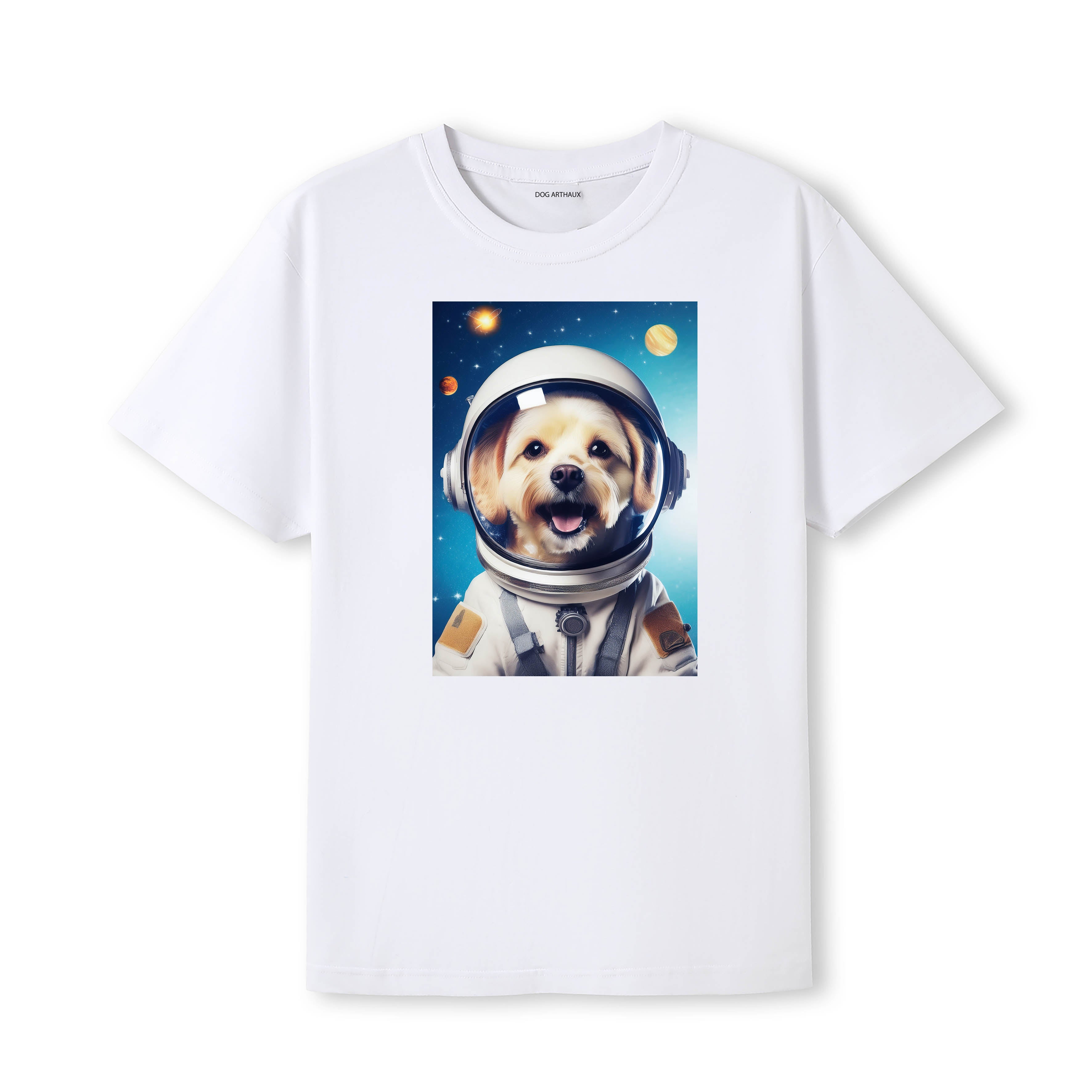 Maltese Astronaut Dog T-shirt
