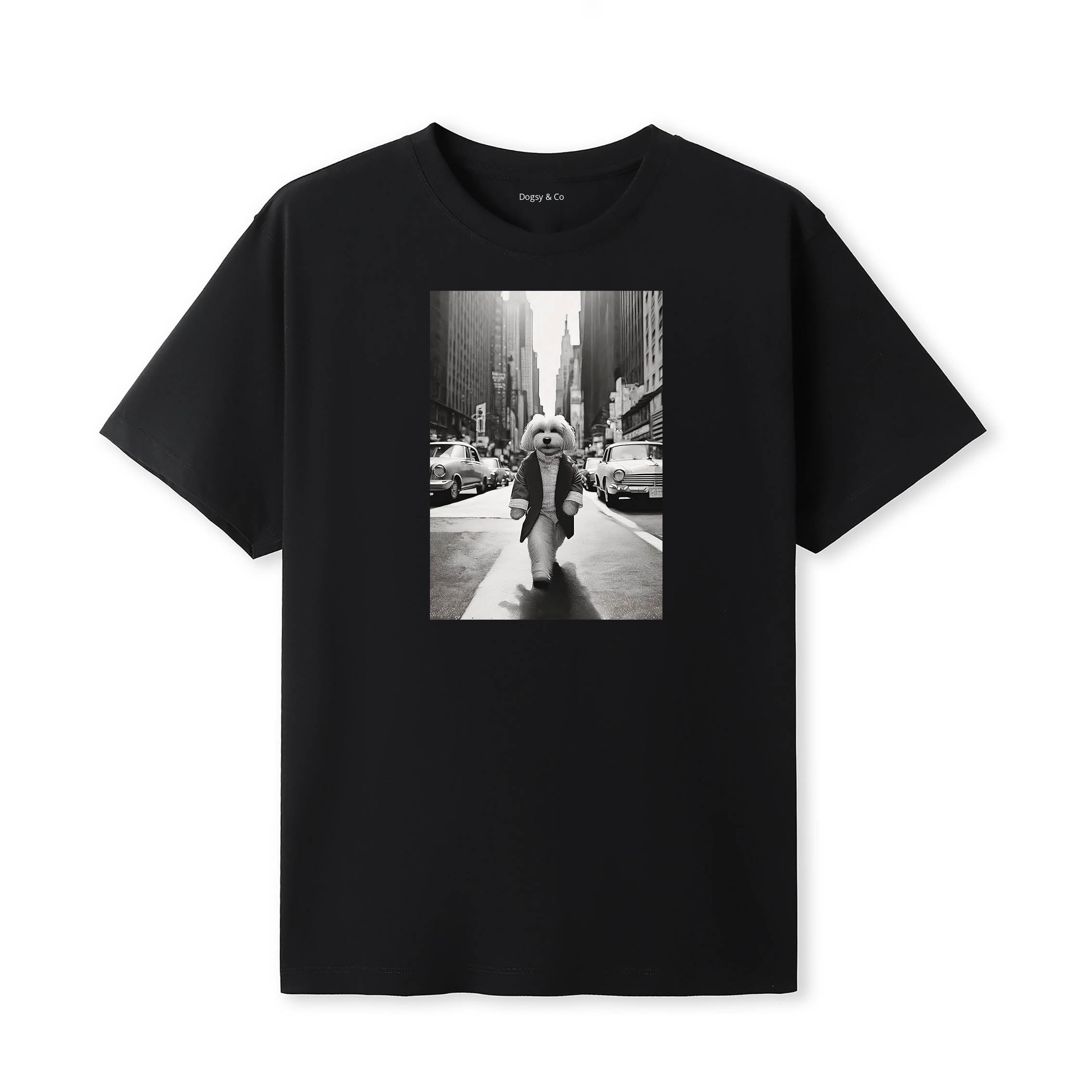 Maltese Dogsy Dean T-Shirt Black
