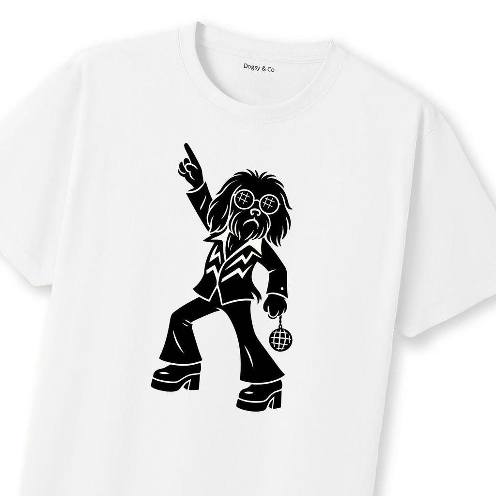 Maltese Disco Doggo T-Shirt | Dogsy & Co