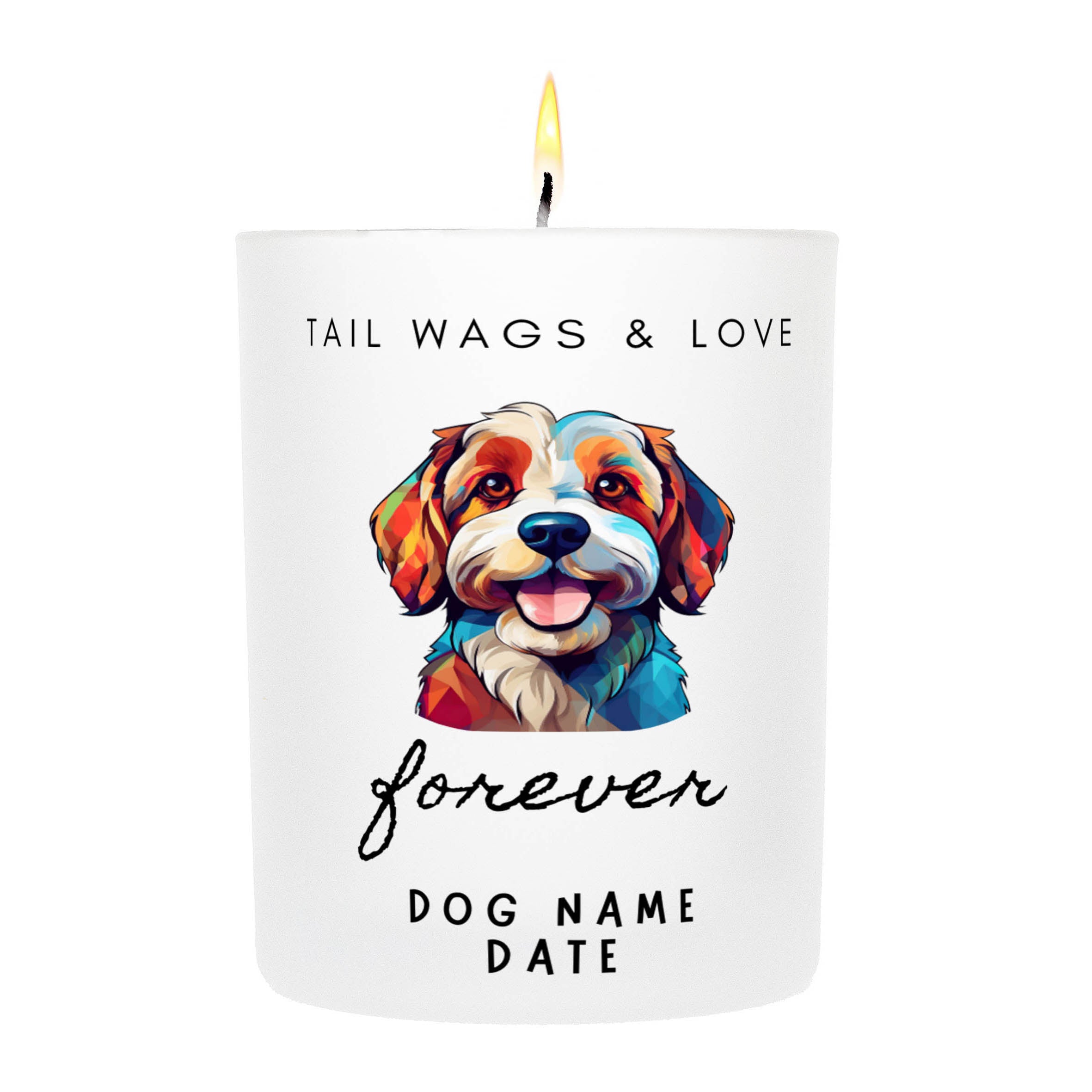 MALTESE   Tail Wags & Love Custom Candle
