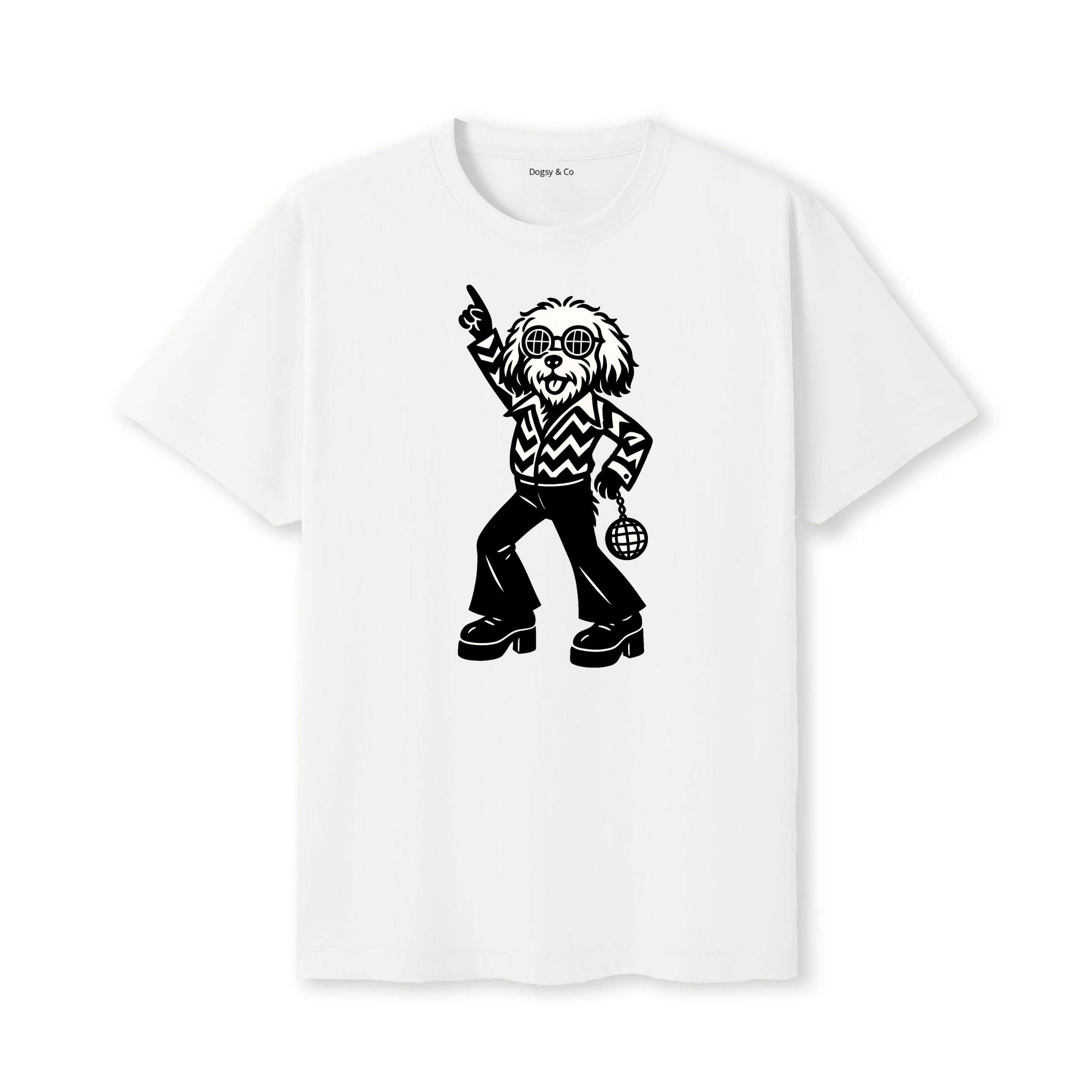 Maltipoo Disco Doggo T-Shirt - alternate view