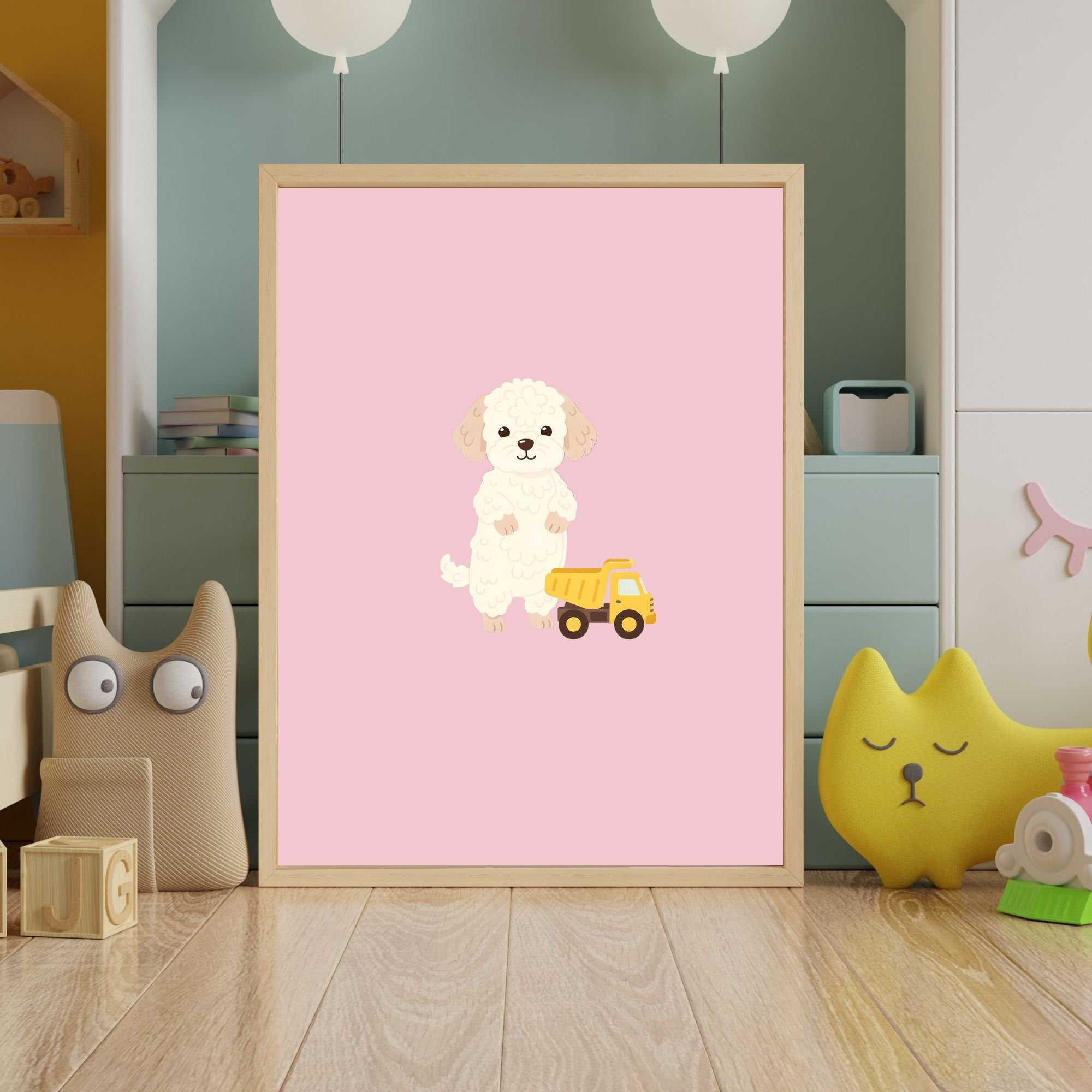 Maltipoo Kids Nursery Wall Art Print Bundle — 22 Dog Costume Designs, 5 Colours, 6 Print Sizes | Digital Download