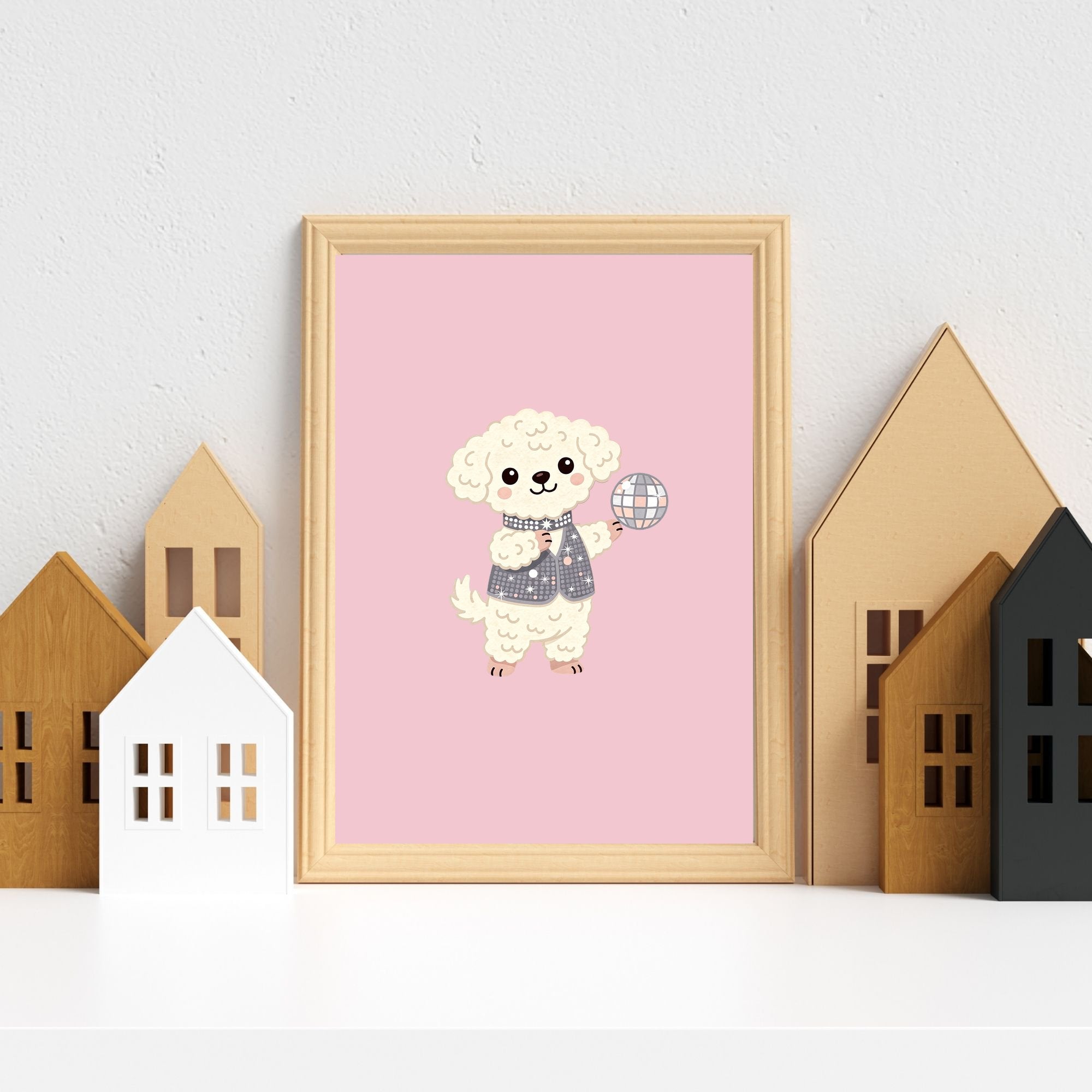 Maltipoo Kids Nursery Wall Art Print Bundle — 22 Dog Costume Designs, 5 Colours, 6 Print Sizes | Digital Download