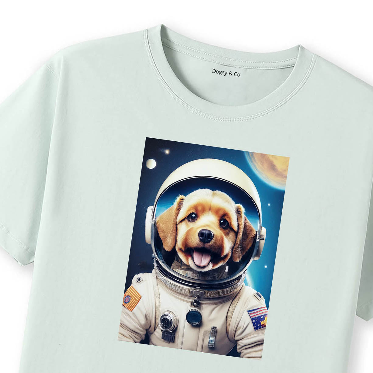 Mint T-Shirt Close Up