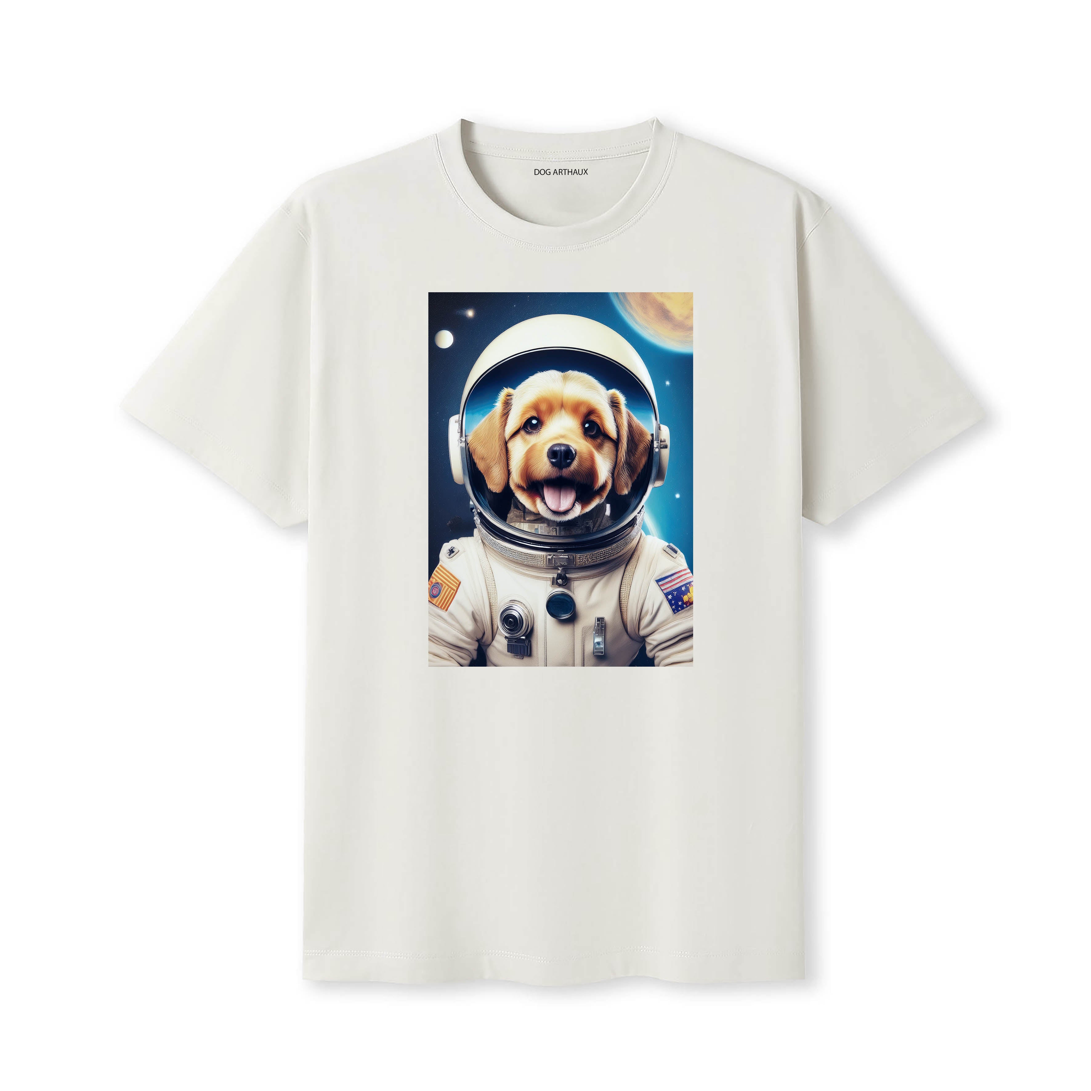 Maltipoo Astronaut Dog T-shirt