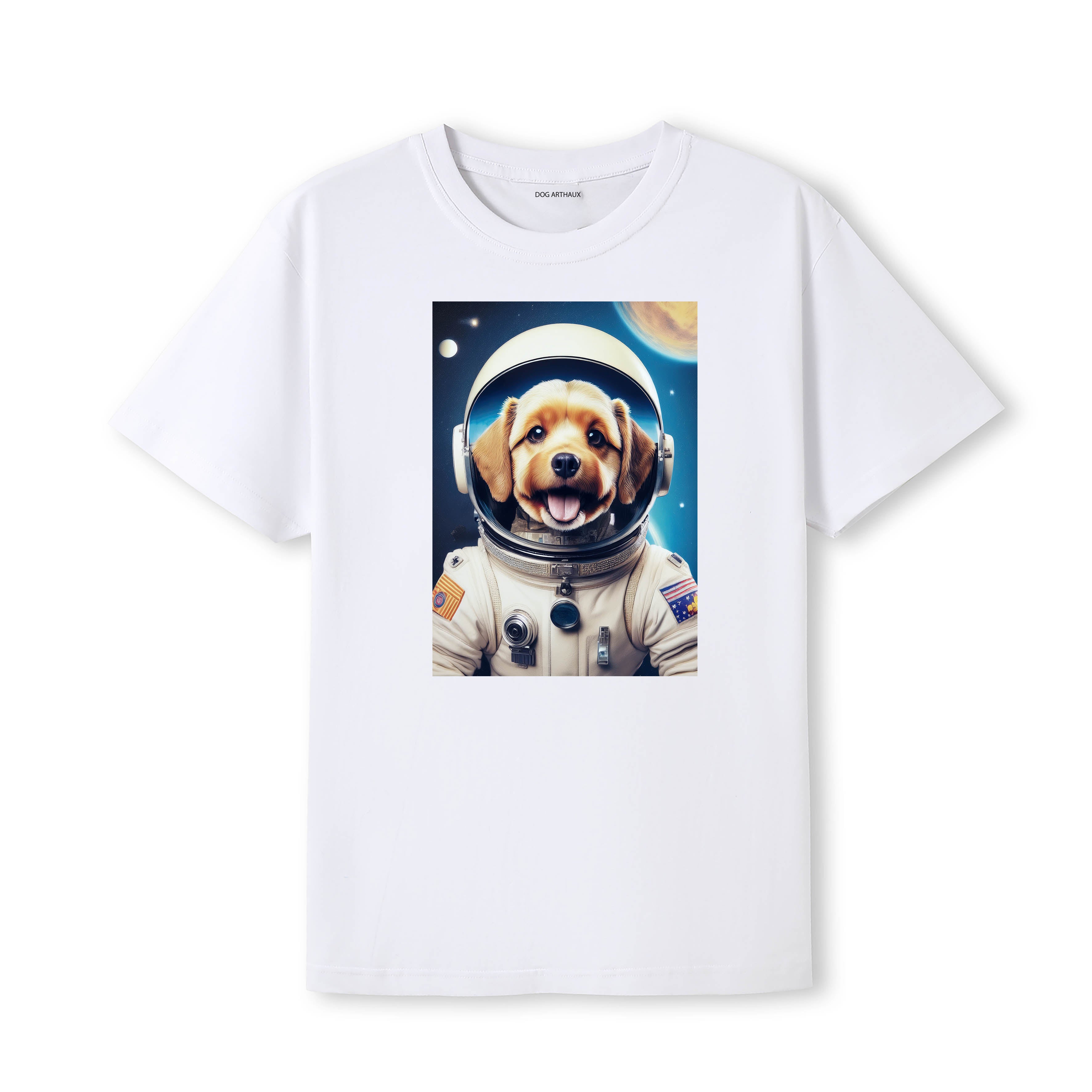 Maltipoo Astronaut Dog T-shirt