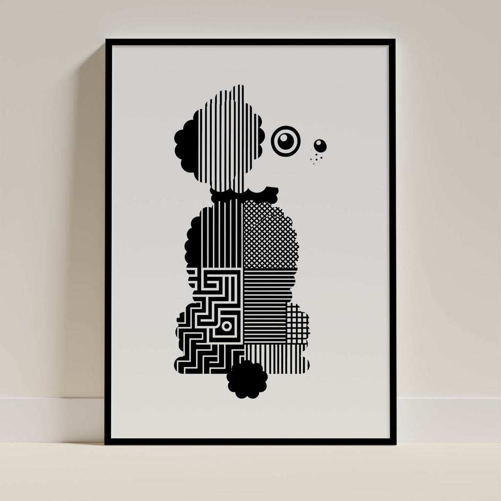 Maltipoo Geometric Line Art mockup