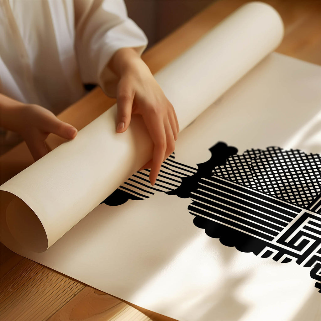 Maltipoo Geometric Line Art mockup