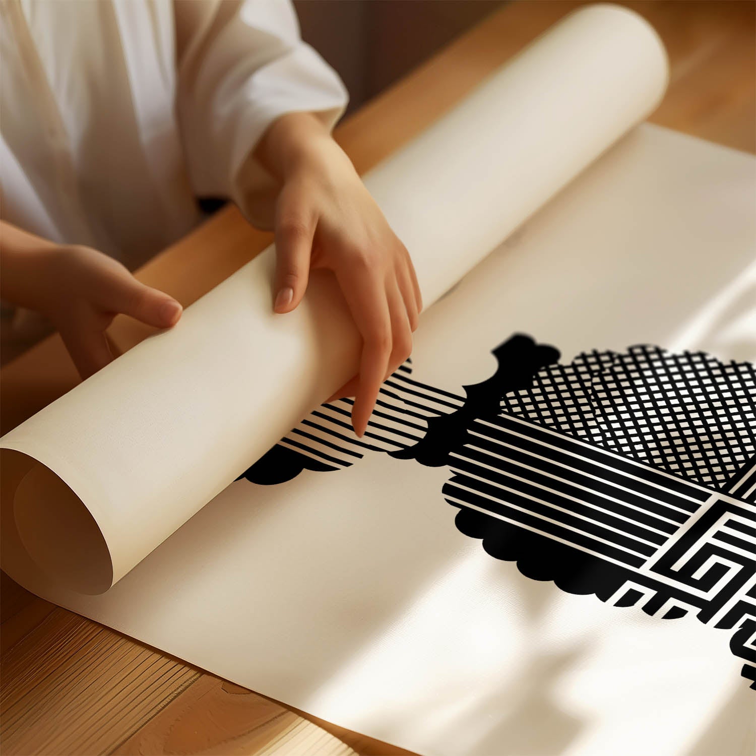 Maltipoo Geometric Line Art mockup