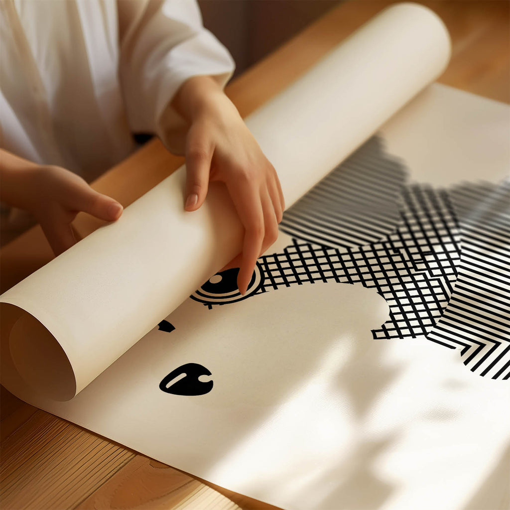Maltipoo Geometric Line Art mockup