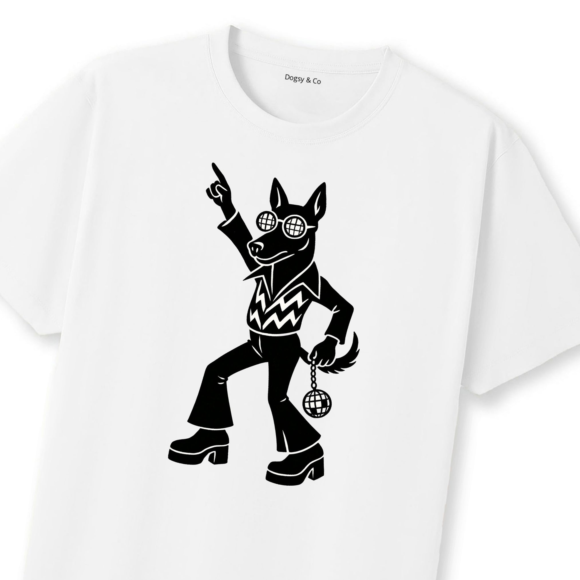Manchester Terrier Disco Doggo T-Shirt | Dogsy & Co
