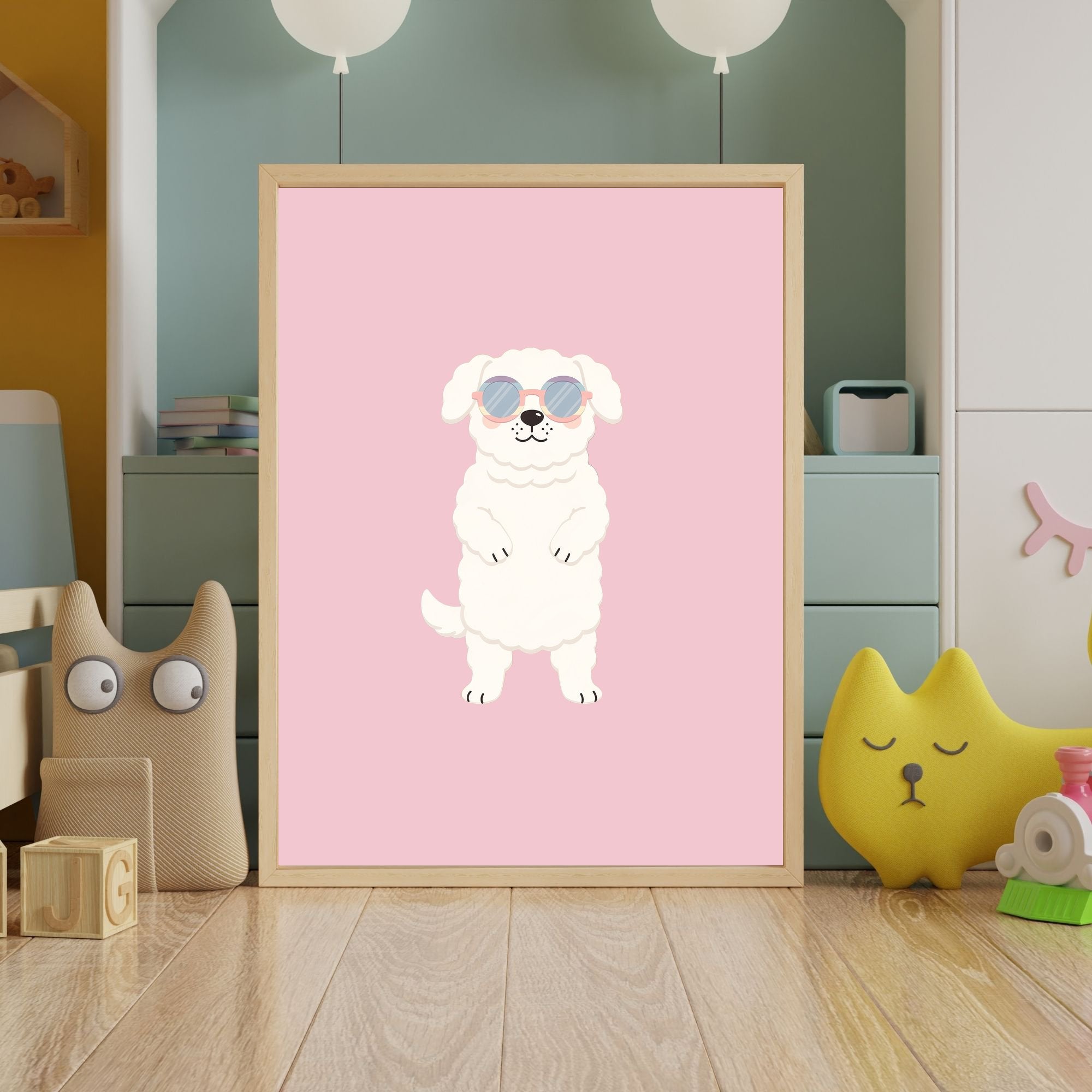 Maremma Kids Nursery Wall Art Print Bundle — 22 Dog Costume Designs, 5 Colours, 6 Print Sizes | Digital Download