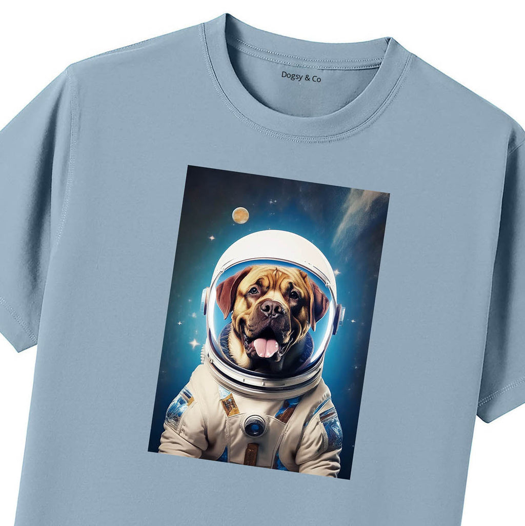 Blue T-Shirt Close Up