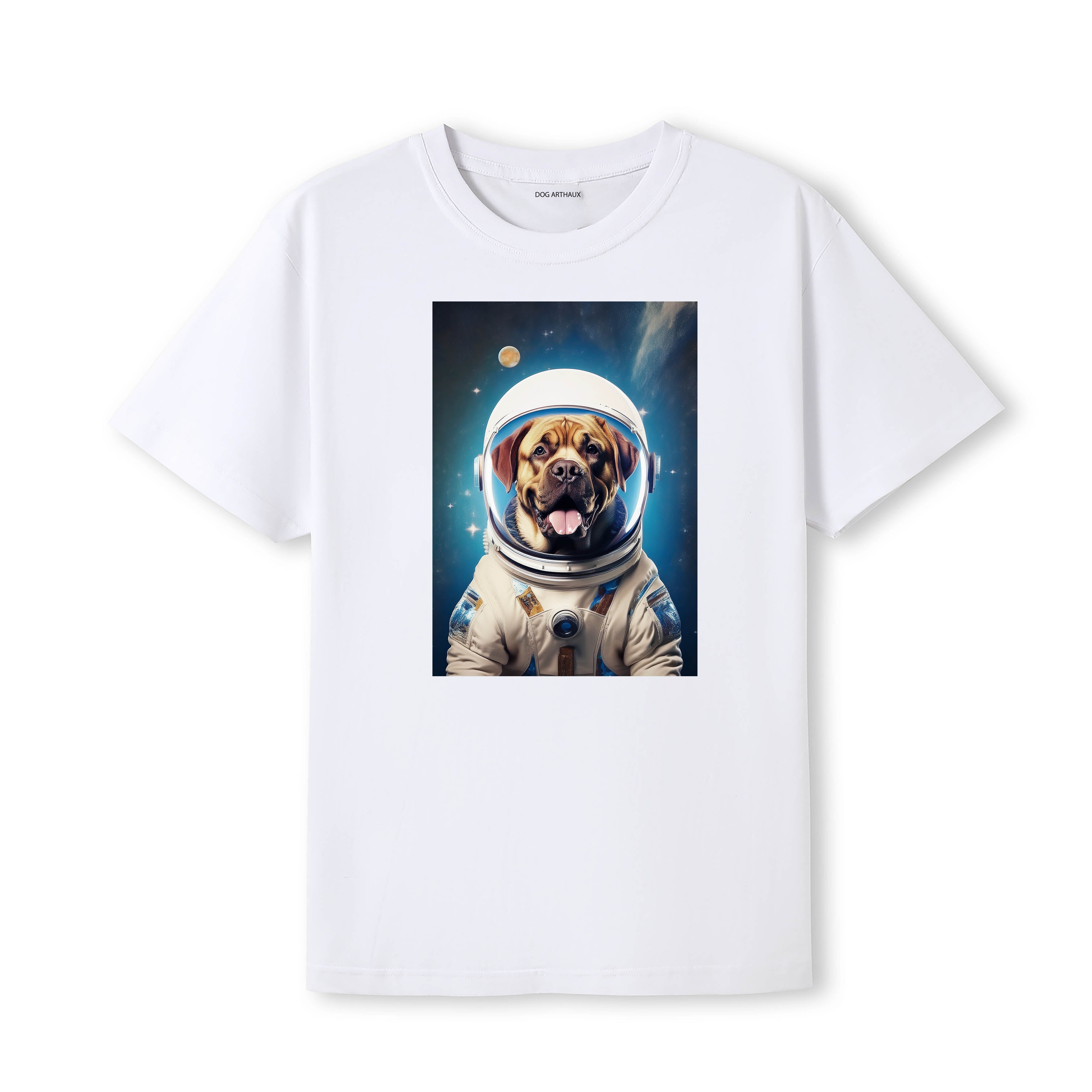 Mastiff Astronaut Dog T-shirt