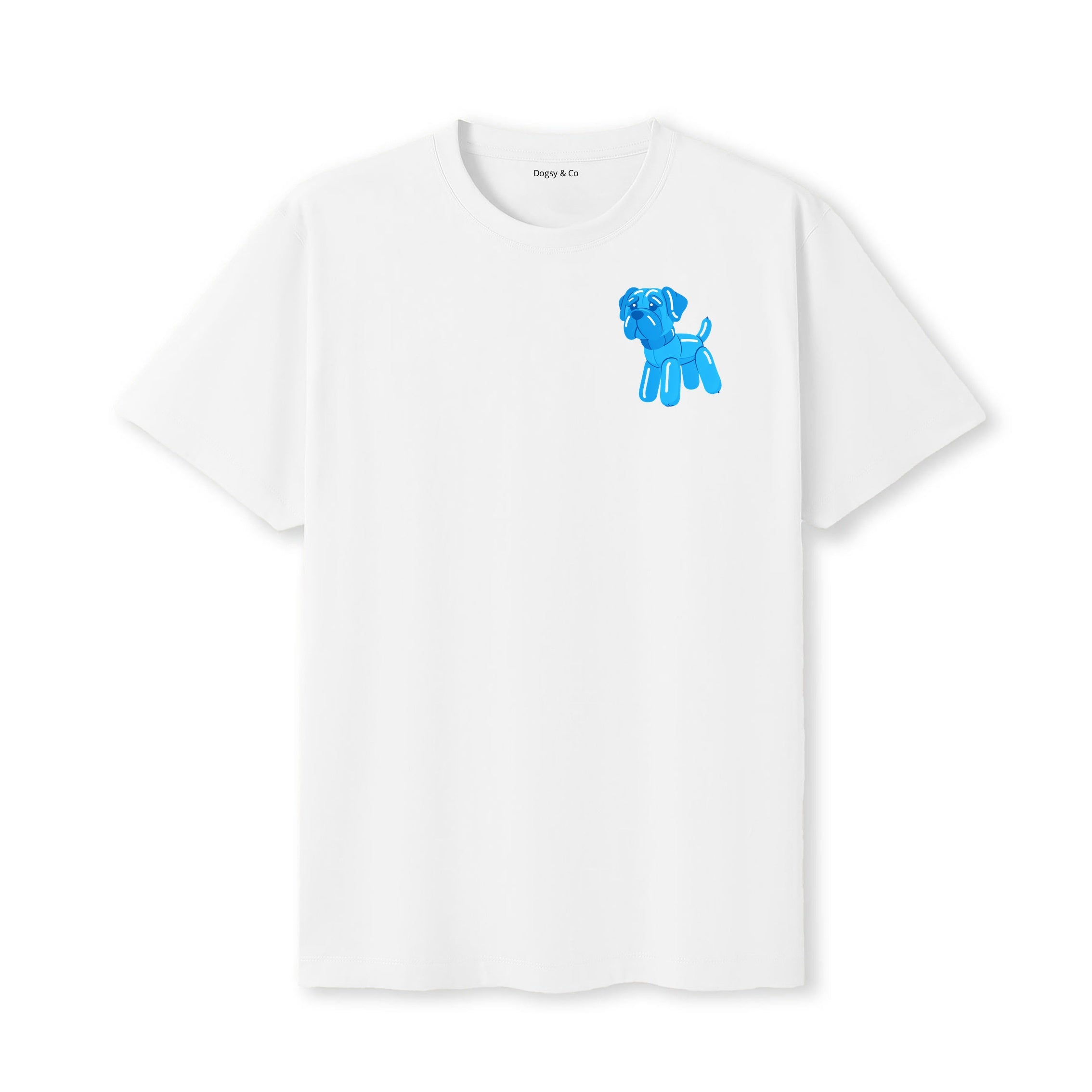 Mastiff Balloon Dog T-Shirt - White