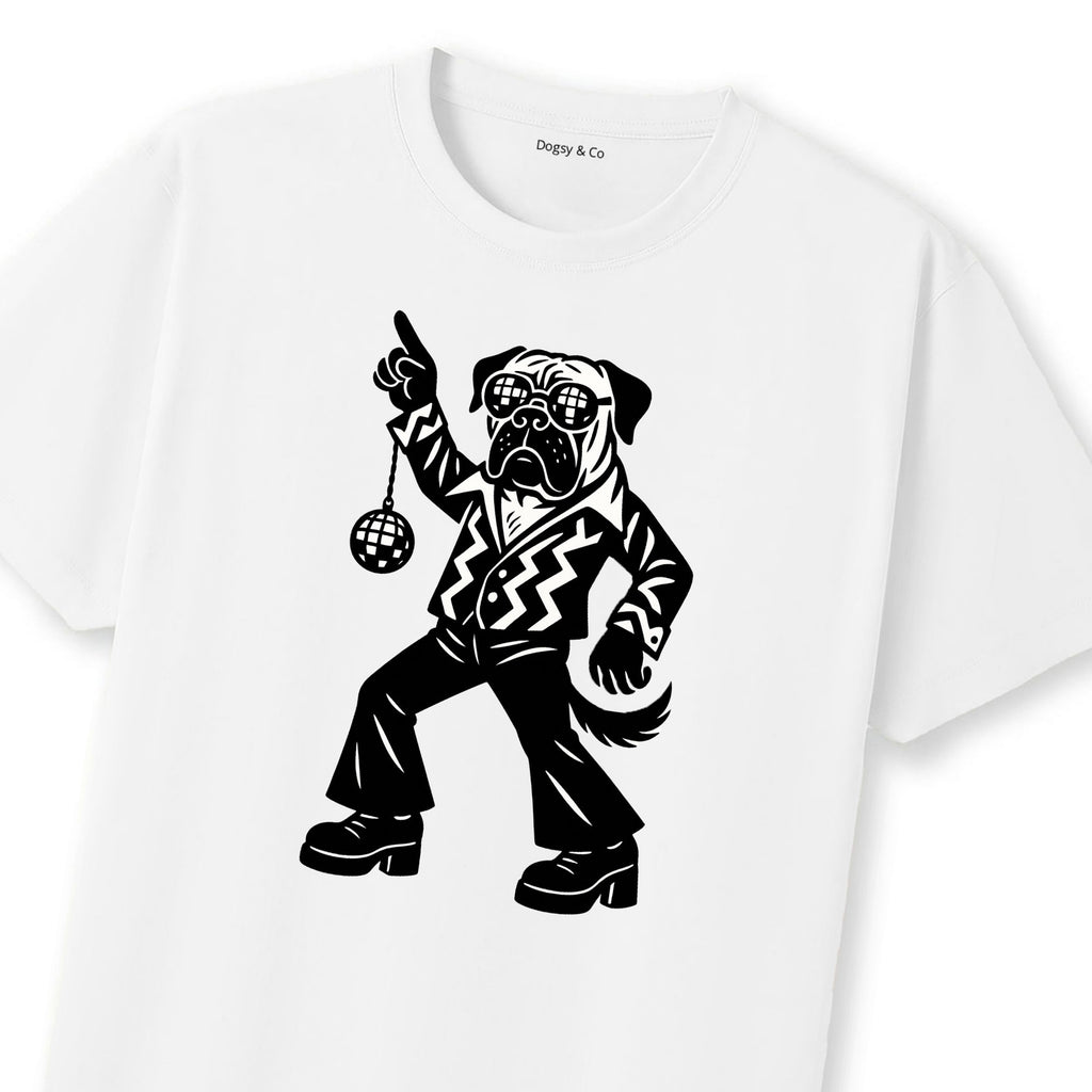 Mastiff Disco Doggo T-Shirt | Dogsy & Co