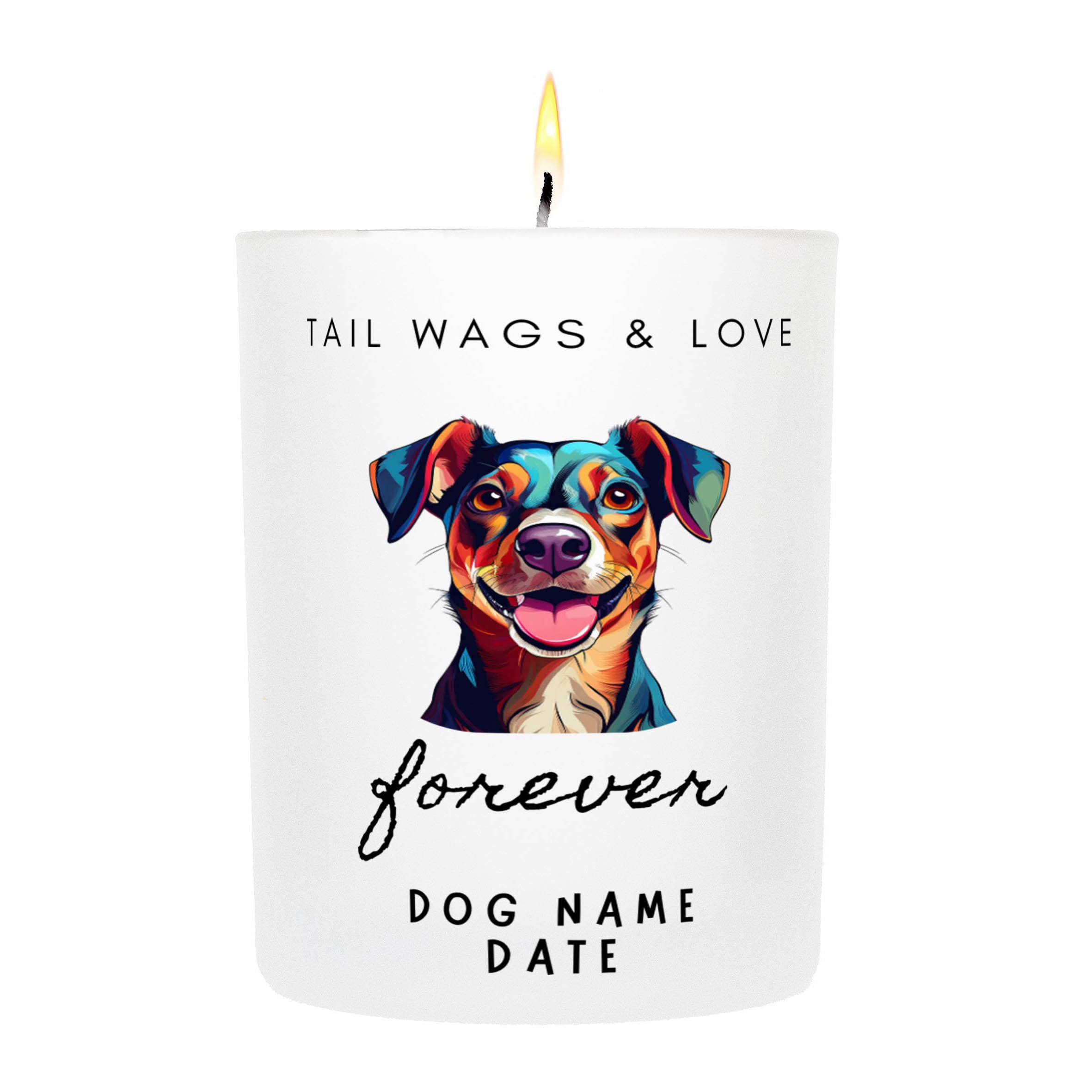 MINIATURE PINSCHER   Tail Wags & Love Custom Candle