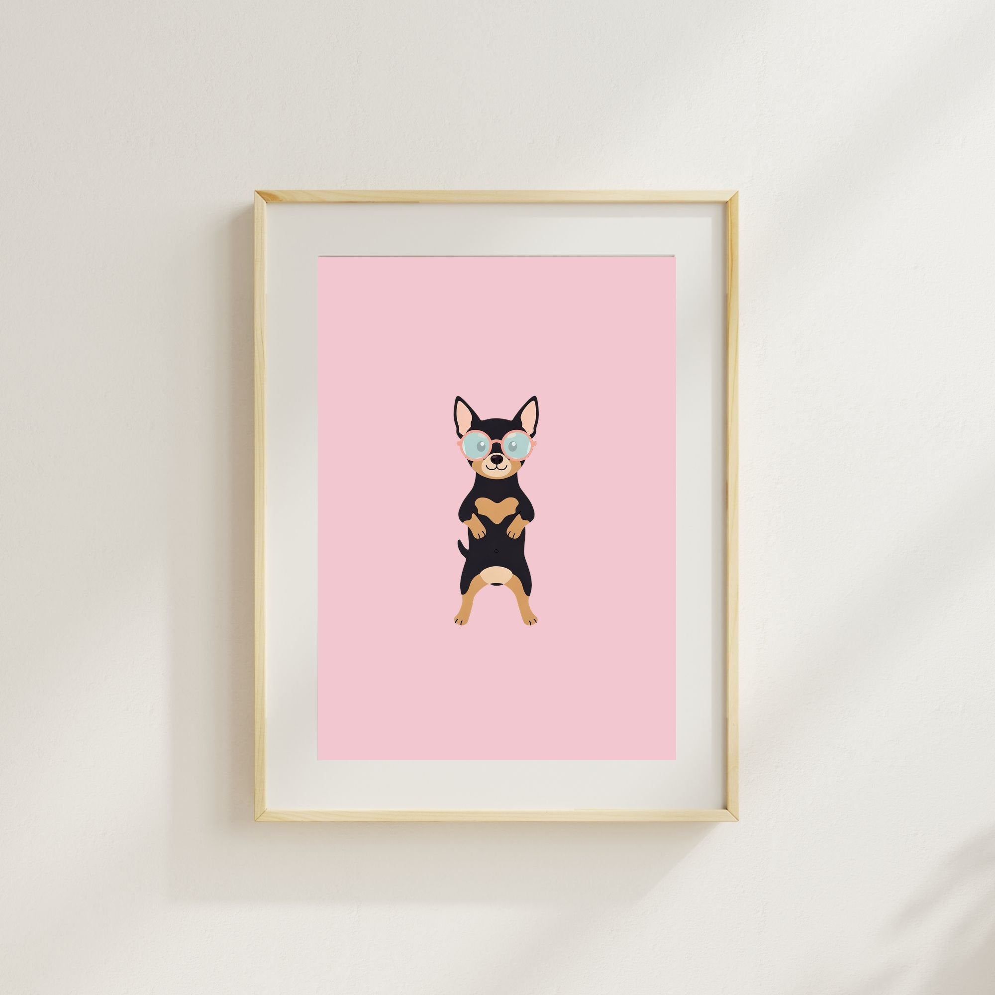 Miniature Pinscher Kids Nursery Wall Art Print Bundle — 22 Dog Costume Designs, 5 Colours, 6 Print Sizes | Digital Download