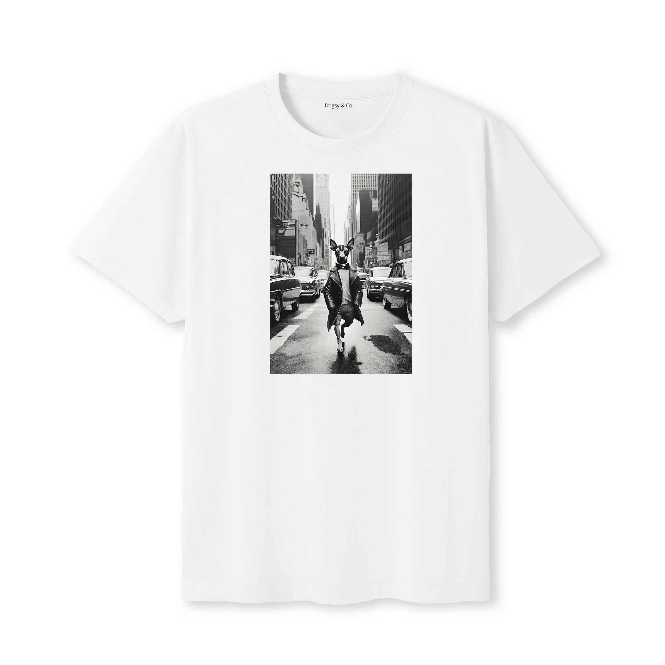 Miniature Pinscher Dogsy Dean T-Shirt White