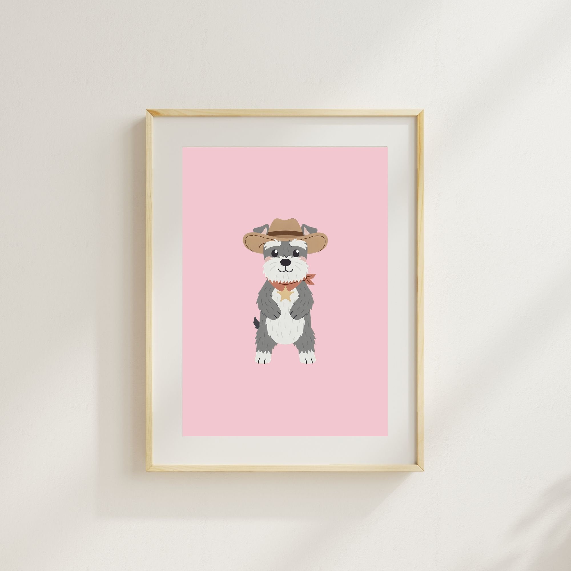 Miniature Schnauzer Kids Nursery Wall Art Print Bundle — 22 Dog Costume Designs, 5 Colours, 6 Print Sizes | Digital Download