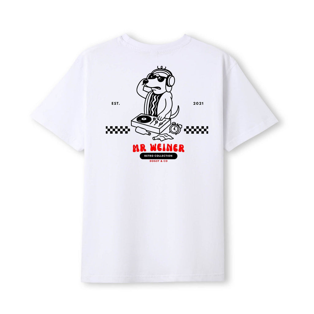 Mr Weiner DJ™ Funny Dachshund T‑Shirt