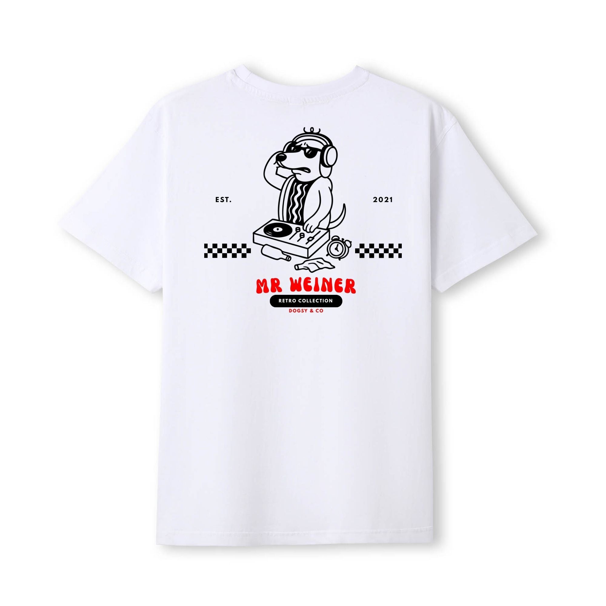 Mr Weiner DJ™ Funny Dachshund T‑Shirt