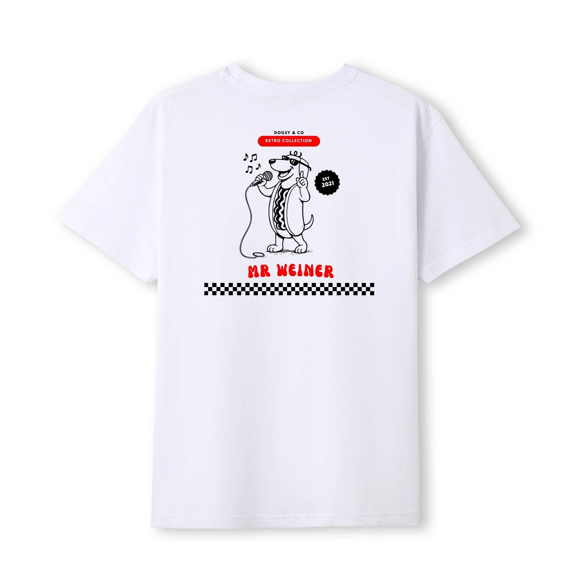 Mr Weiner The Rock Star Famous Singer™ Funny Dachshund T‑Shirt
