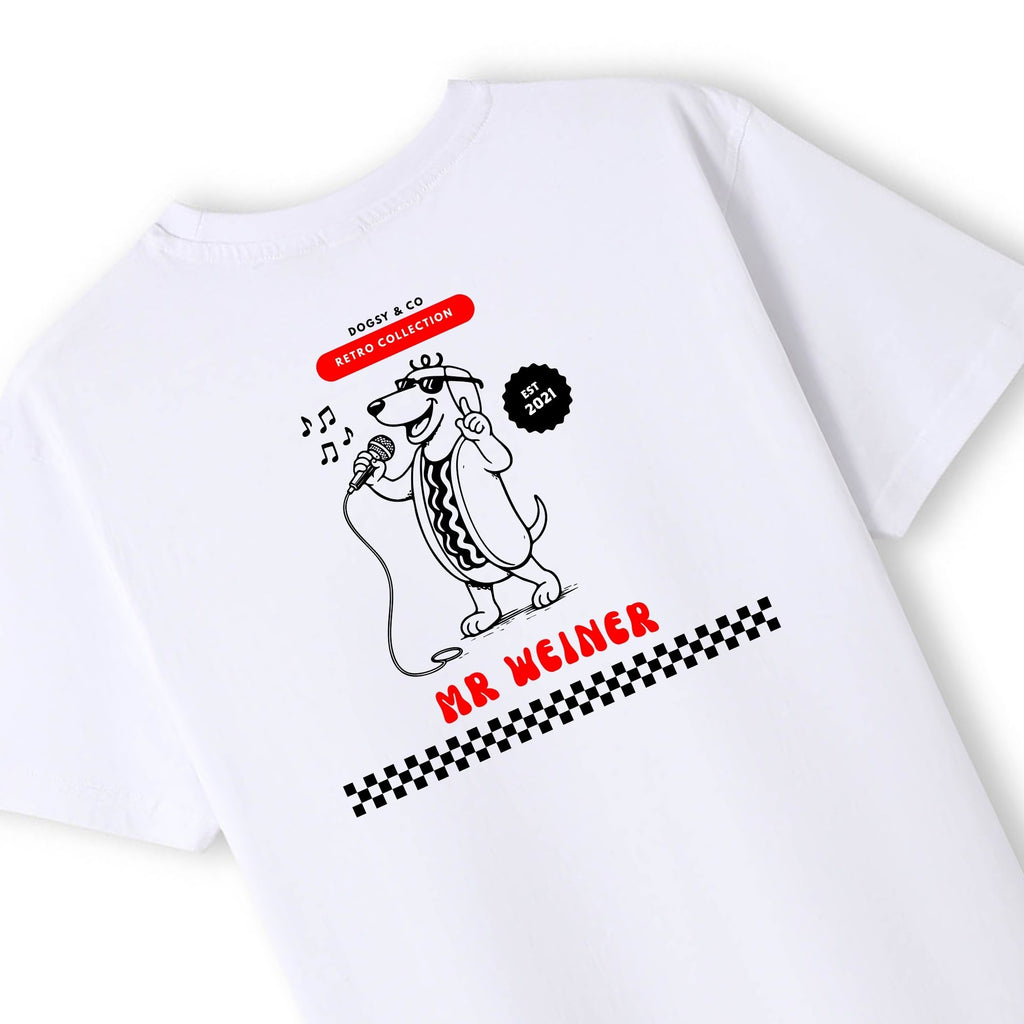 Mr Weiner The Rock Star Famous Singer™ Funny Dachshund T‑Shirt | Dogsy & Co