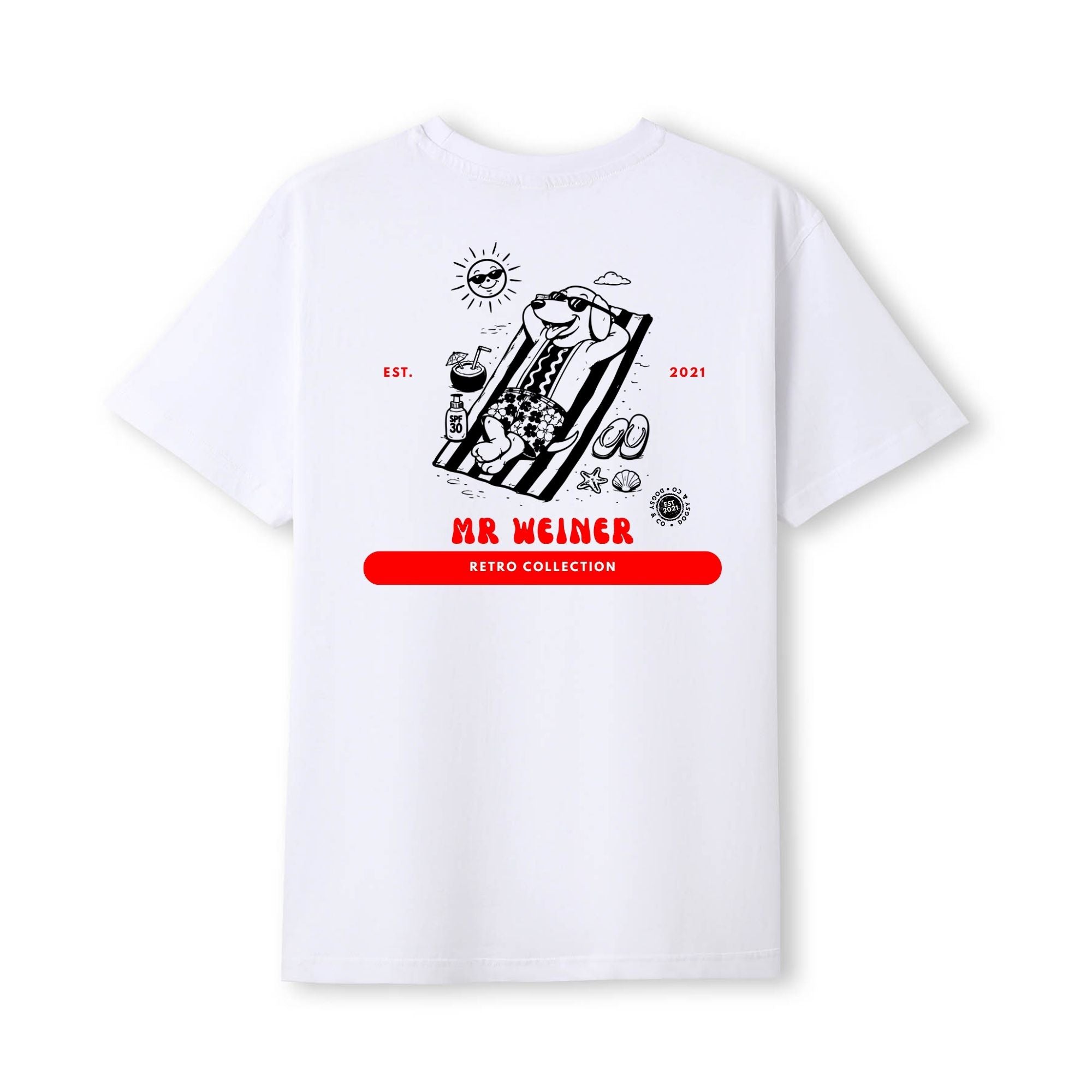 Mr Weiner In Hawaii™ Funny Dachshund T‑Shirt