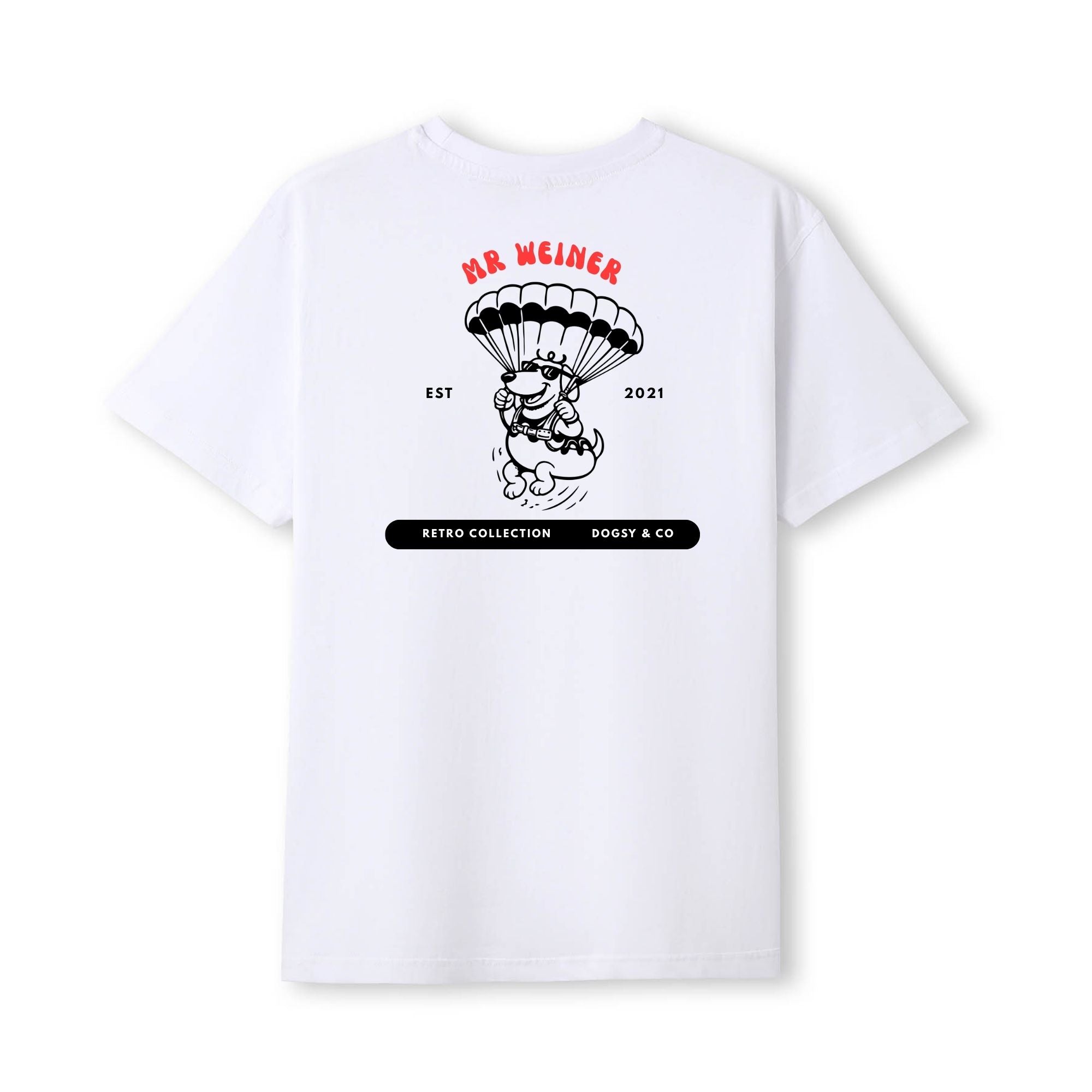 Mr Weiner Parachutes™ Funny Dachshund T‑Shirt