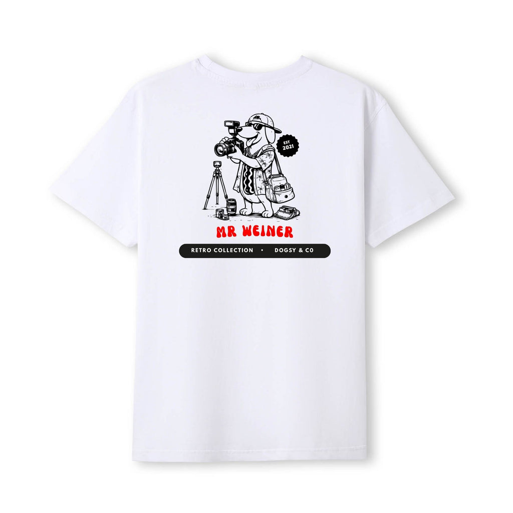 Mr Weiner Photographer™ Funny Dachshund T‑Shirt