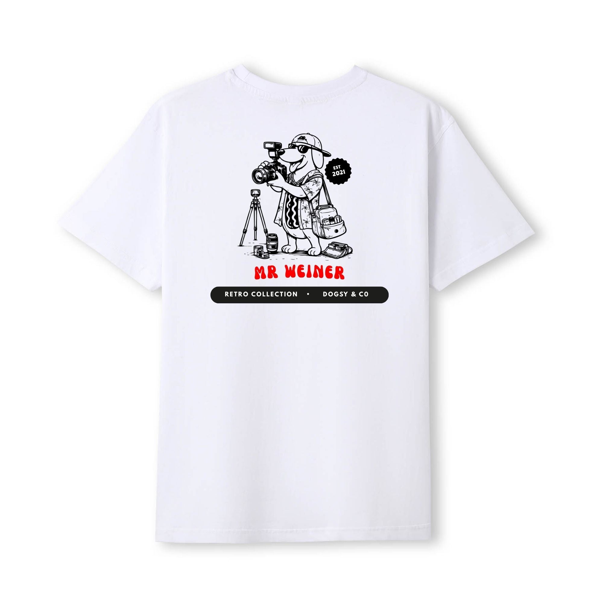 Mr Weiner Photographer™ Funny Dachshund T‑Shirt
