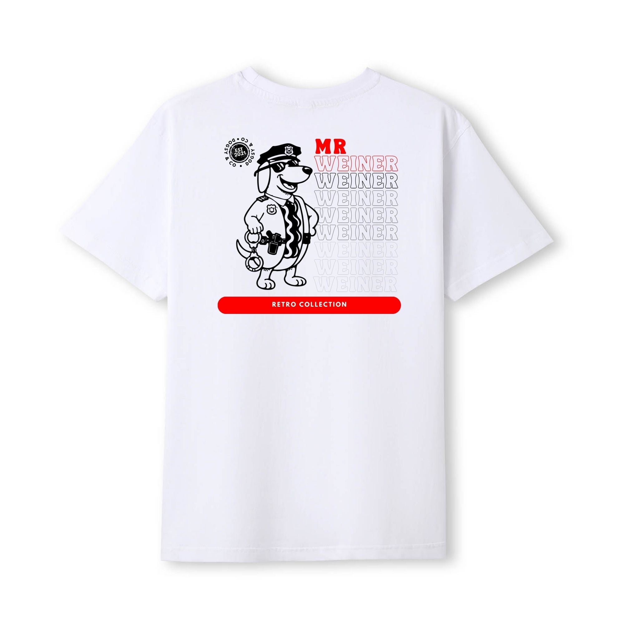 Mr Weiner Policeman™ Funny Dachshund T‑Shirt