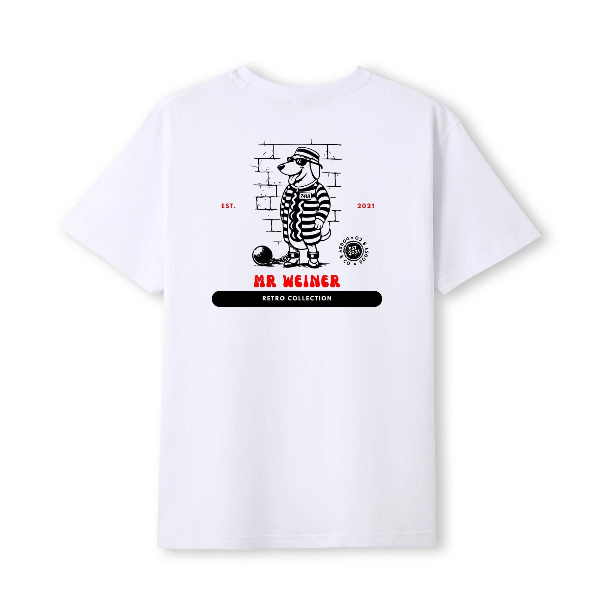 Mr Weiner Prisoner™ Funny Dachshund T‑Shirt