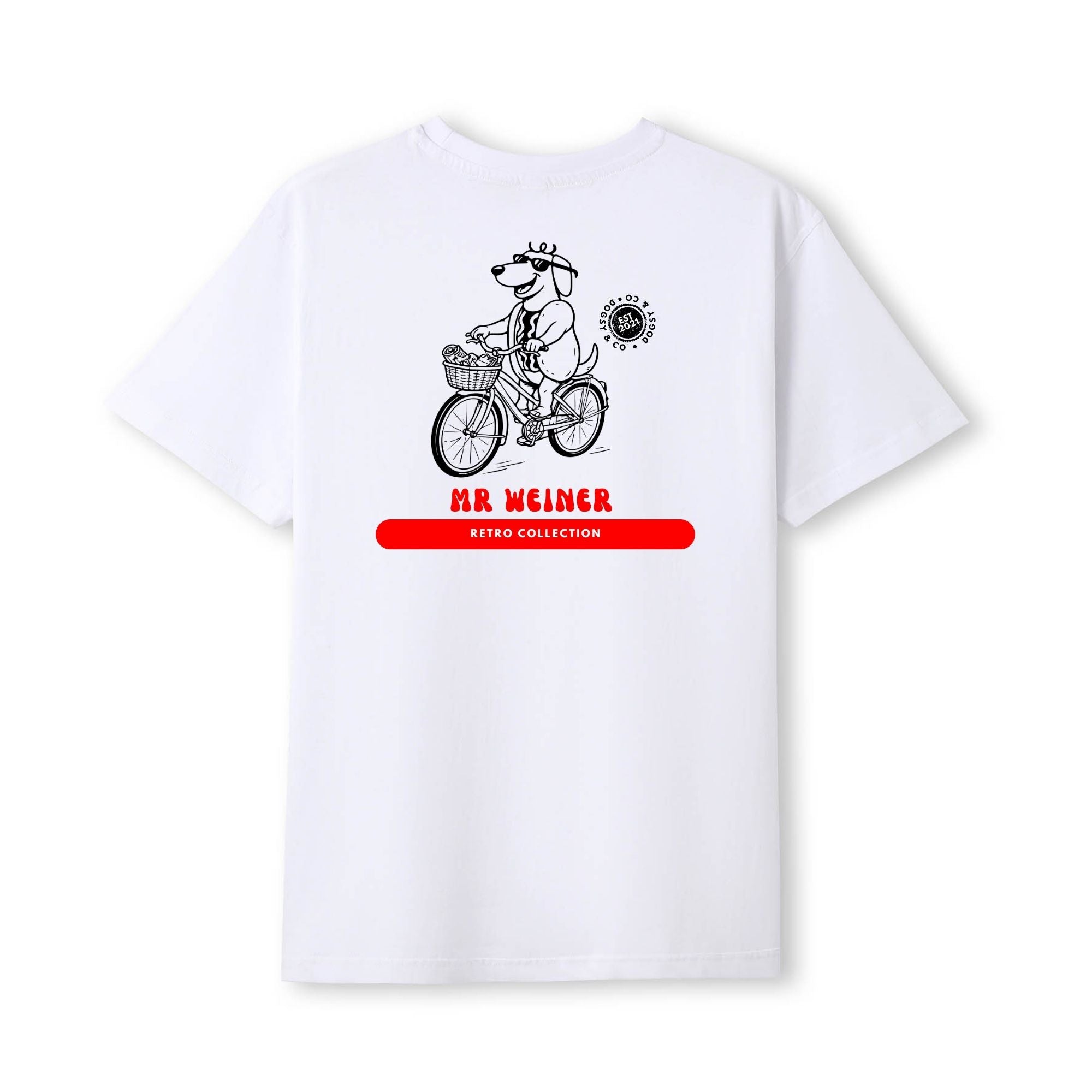 Mr Weiner Rides a Bike™ Funny Dachshund T‑Shirt