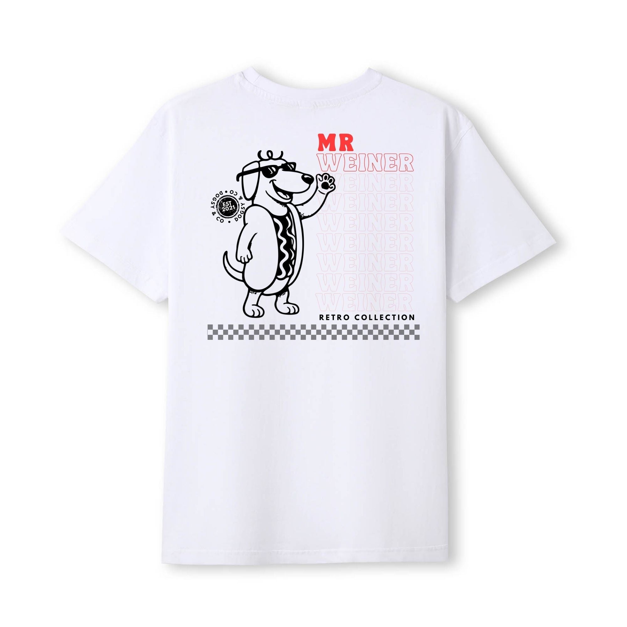 Mr Weiner Says Hi™ Funny Dachshund T‑Shirt