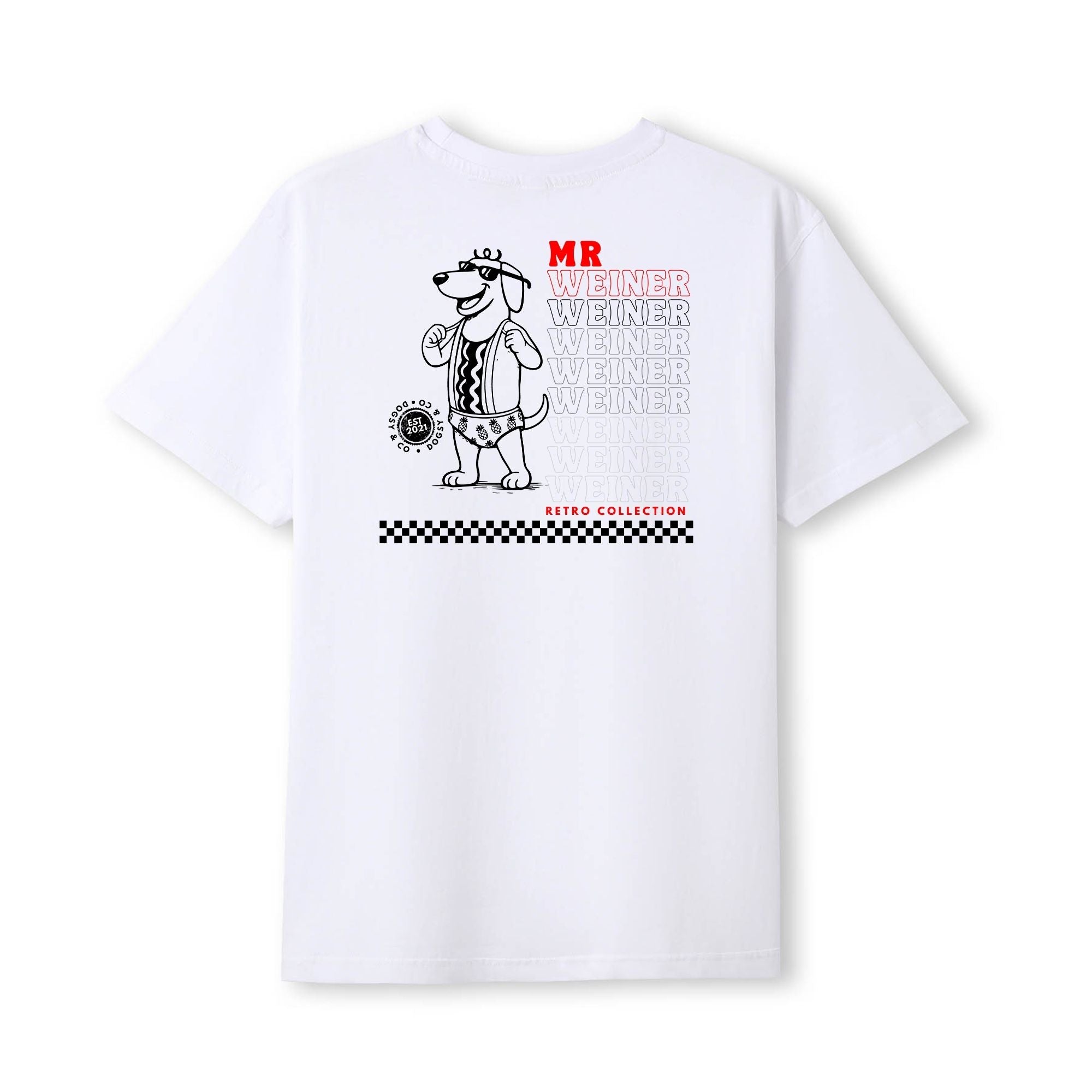 Mr Weiner Wears Budgie Smugglers™ Funny Dachshund T‑Shirt