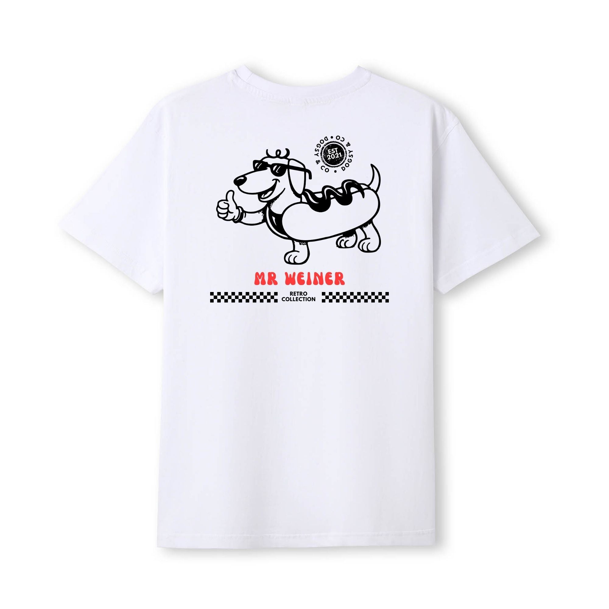 Mr Weiner Gives the Thumbs Up™ Funny Dachshund T‑Shirt