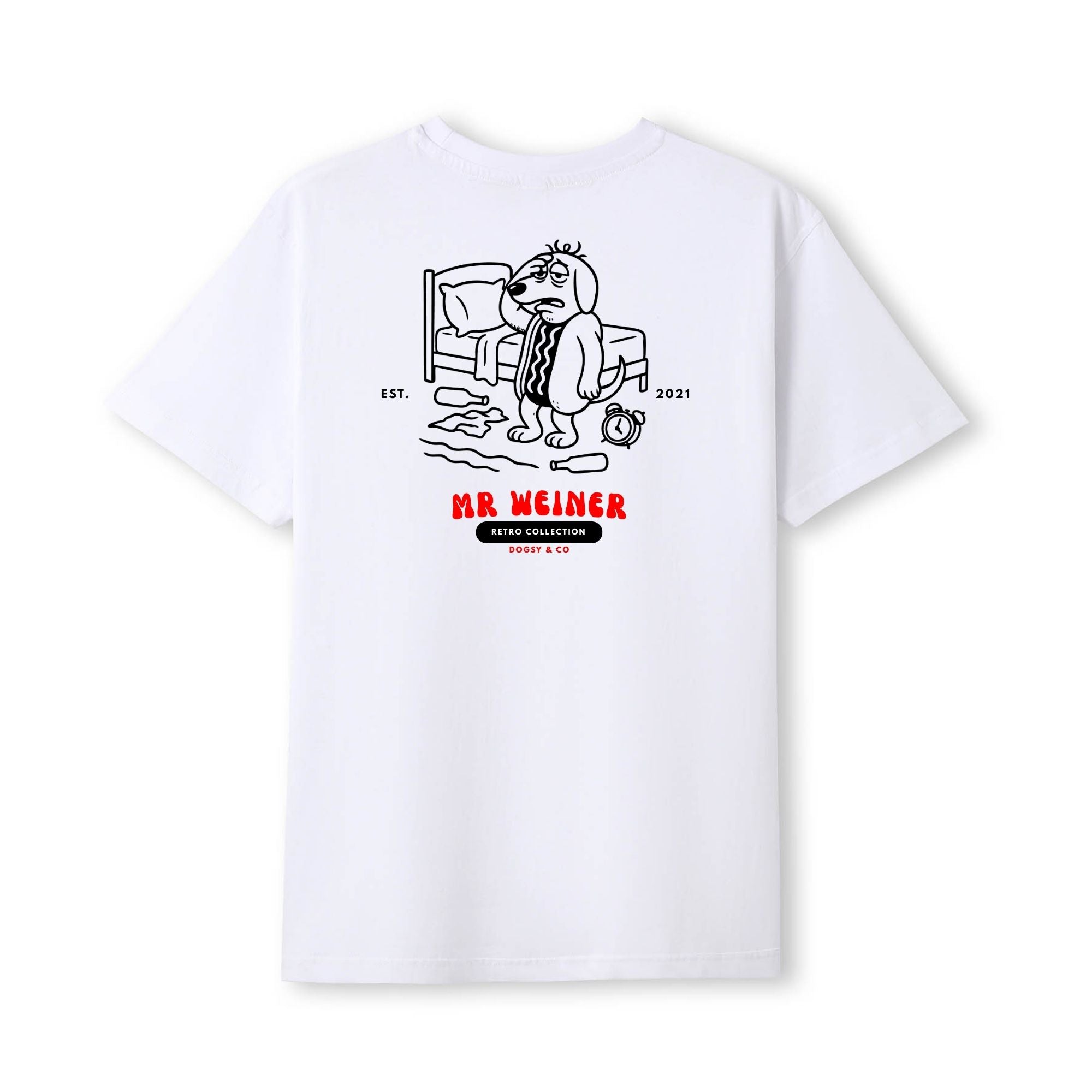 Mr Weiner Goes on a Plane™ Funny Dachshund T‑Shirt