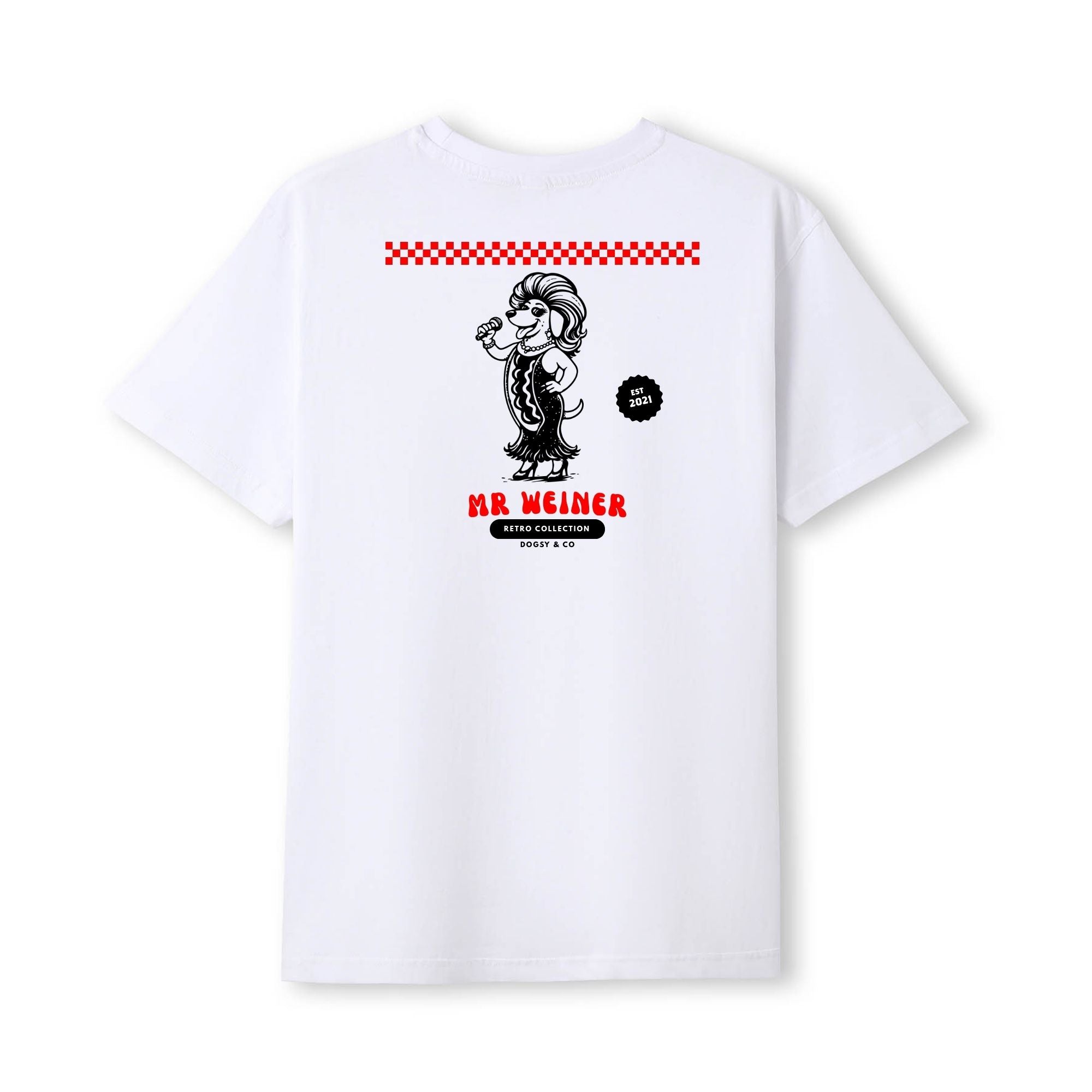 Mr Weiner In Drag™ Funny Dachshund T‑Shirt