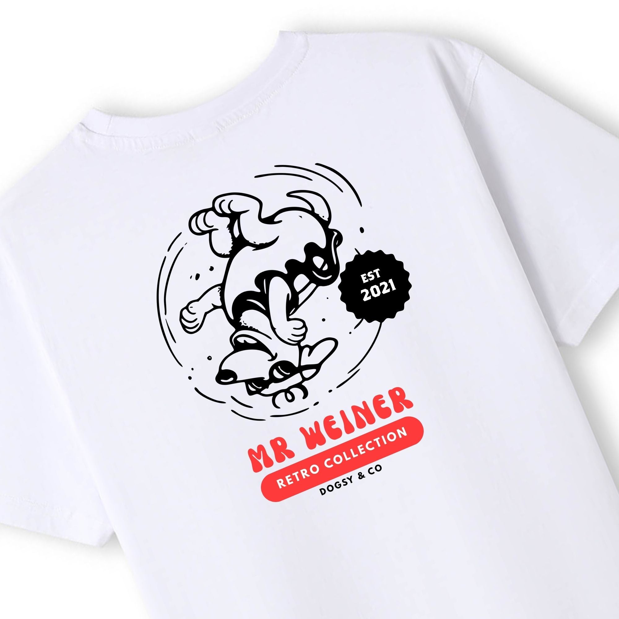 Mr Weiner Airborne™ Funny Dachshund T‑Shirt