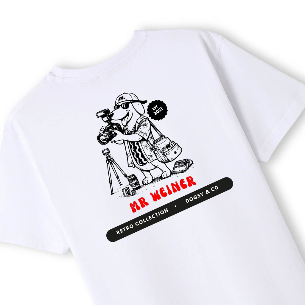 Mr Weiner Photographer™ Funny Dachshund T‑Shirt