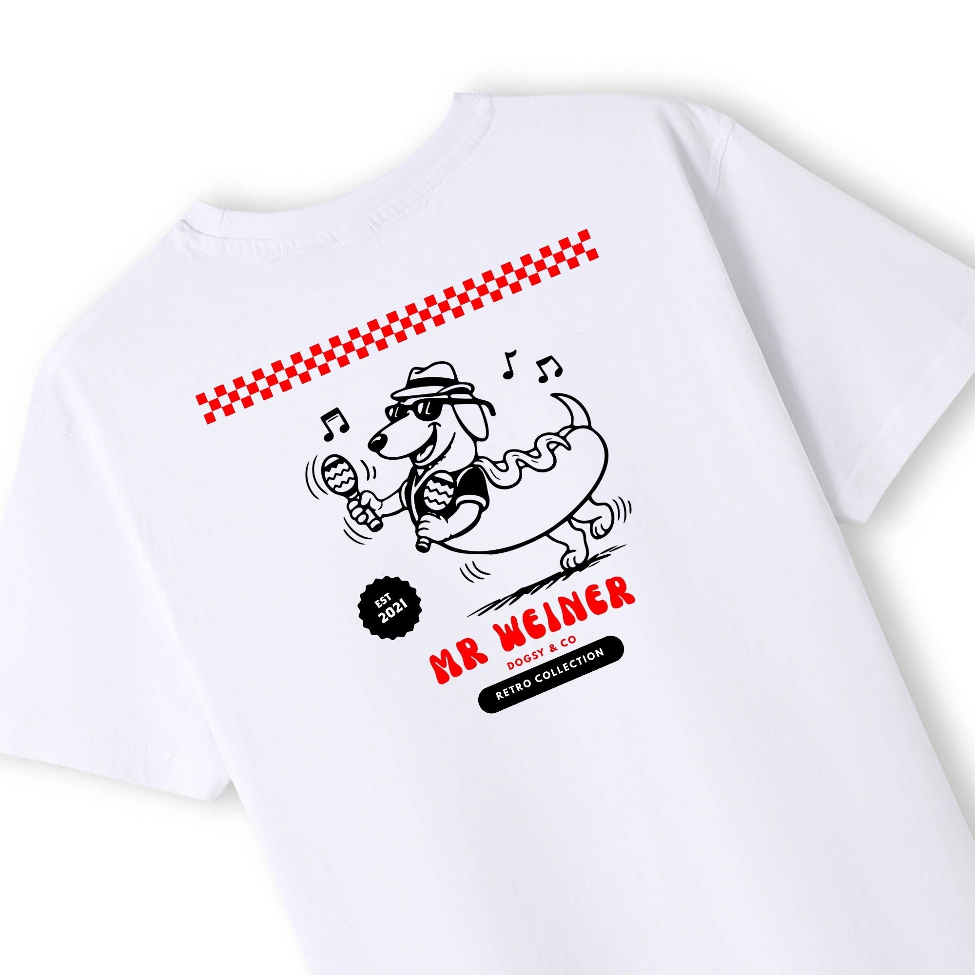 Mr Weiner Salsa Dancer™ Funny Dachshund T‑Shirt
