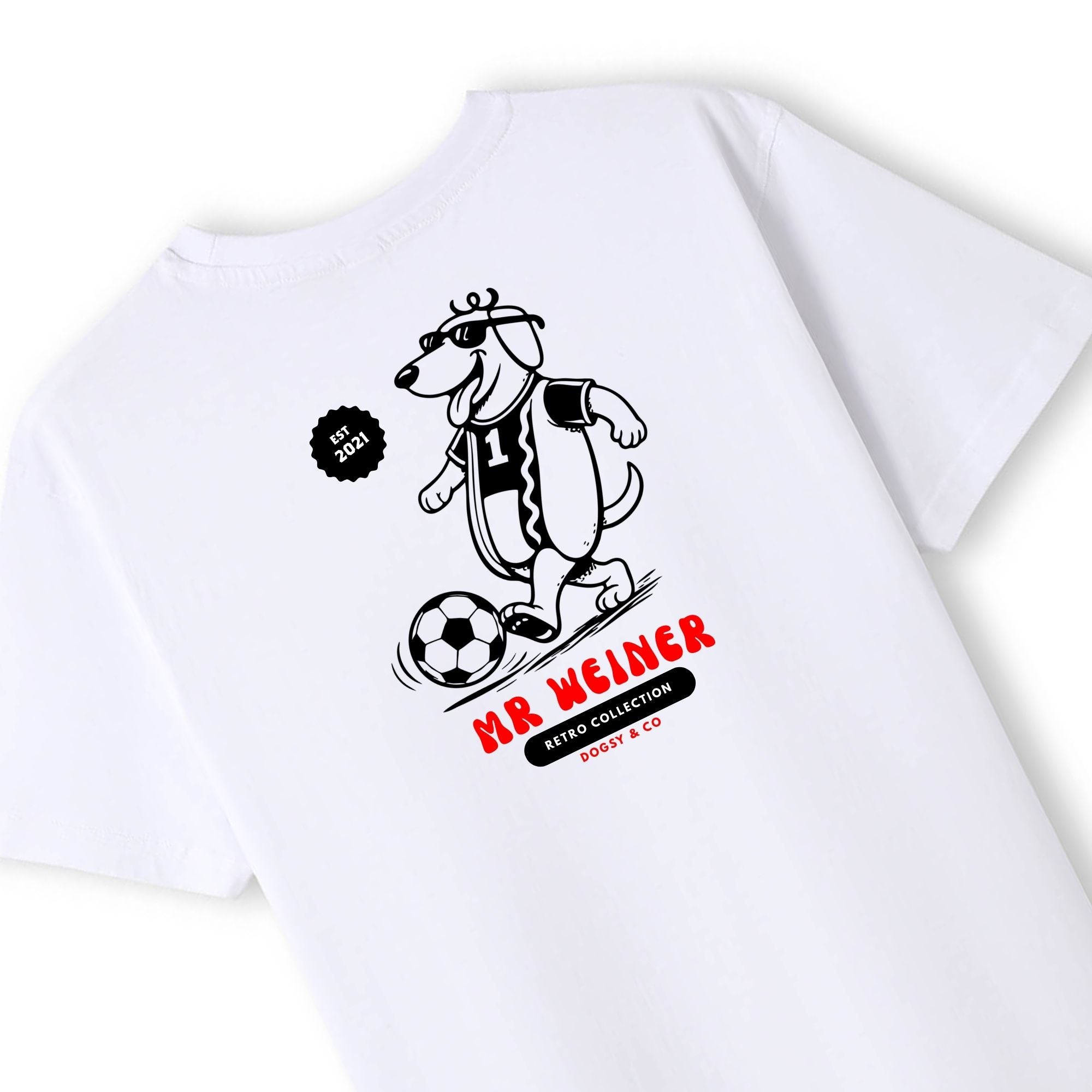 Mr Weiner Soccer Star™ Funny Dachshund T‑Shirt